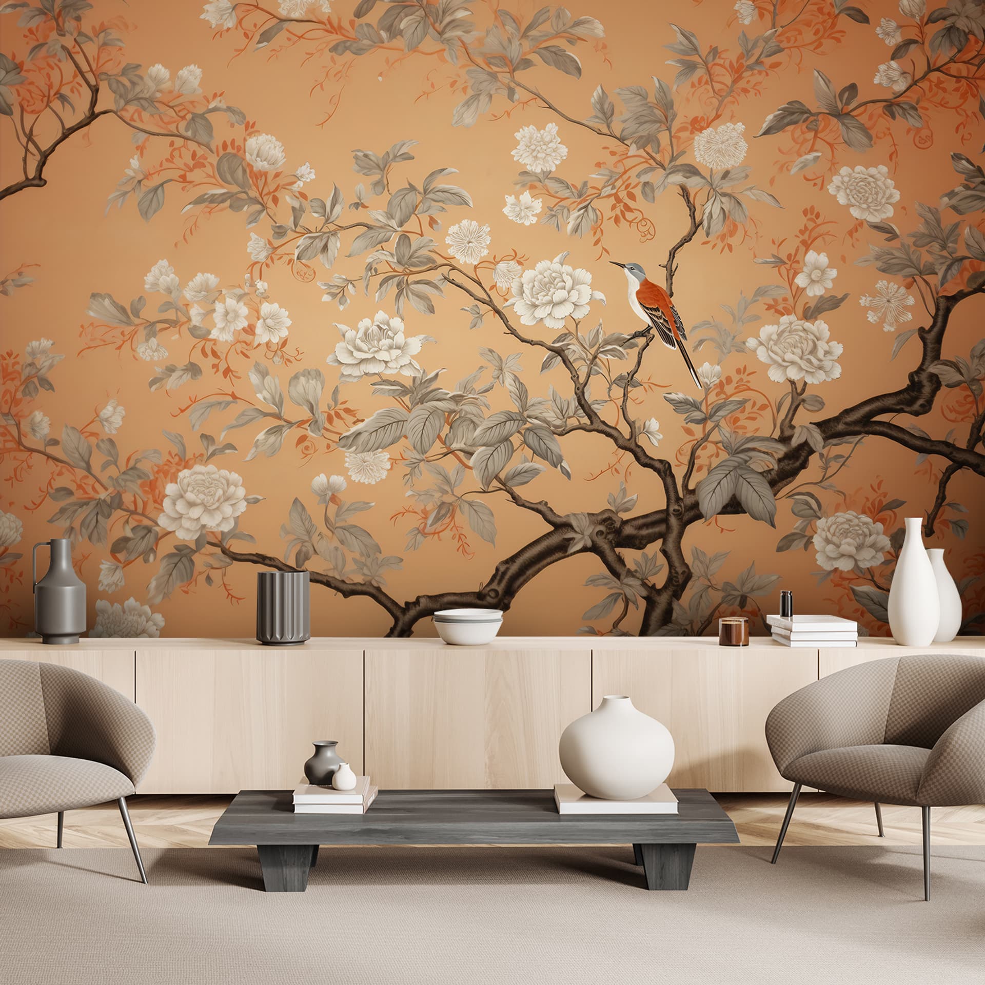 

Fototapeta, Ptak Drzewo Chinoiserie (Rozmiar 150x105)