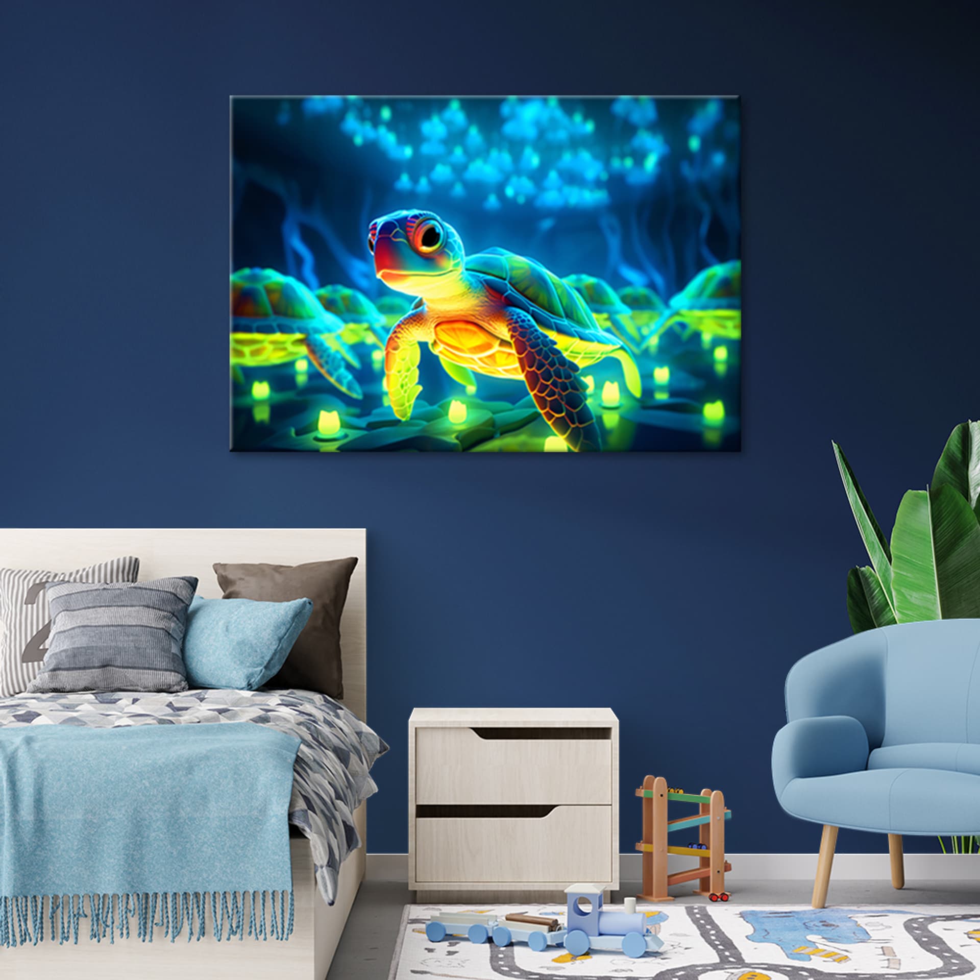 

Obraz Deco Panel, Kosmiczny żółw neon (Rozmiar 60x40)