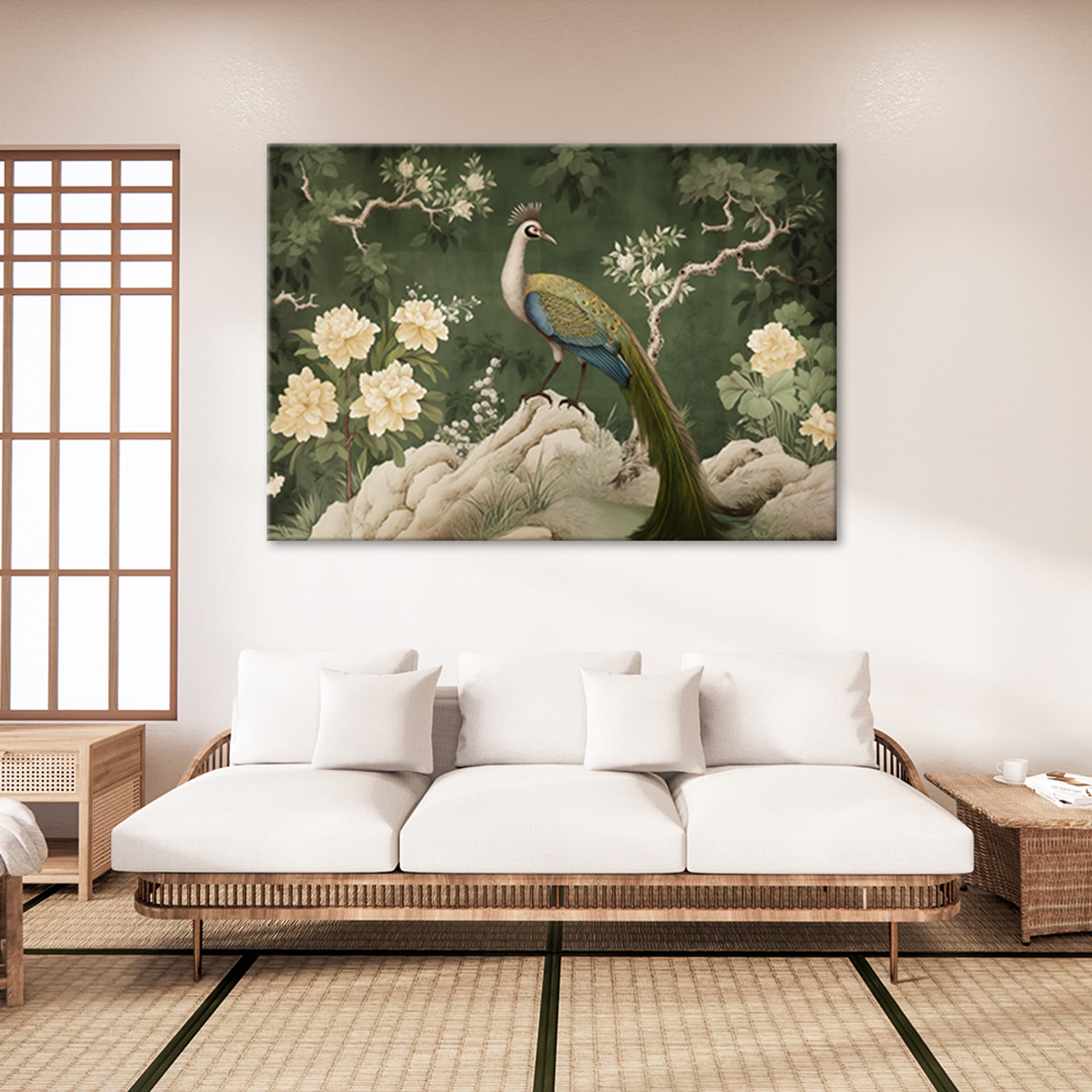 

Obraz Deco Panel, Orientalny paw zielony (Rozmiar 90x60)
