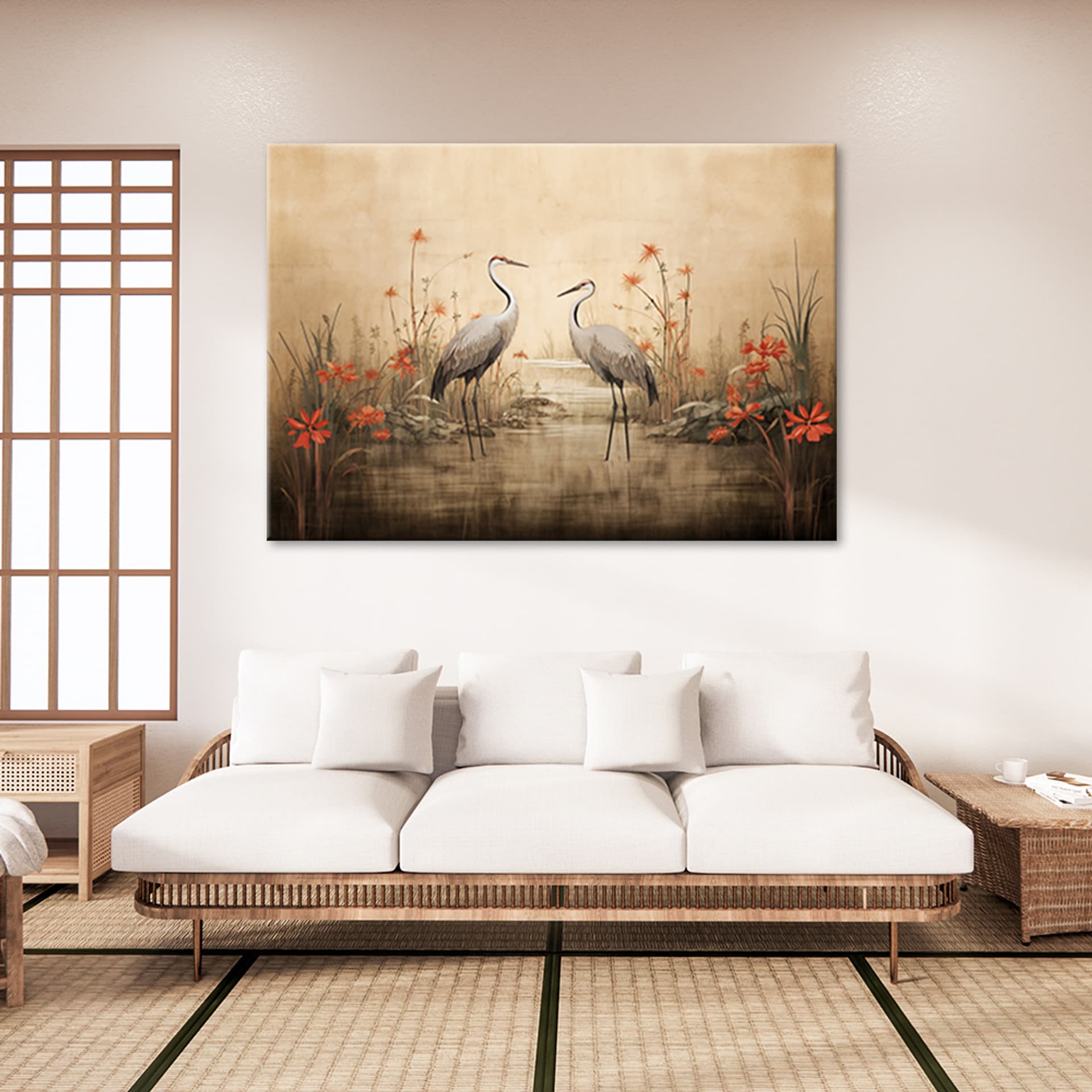 

Obraz Deco Panel, Żurawie nad jeziorem (Rozmiar 60x40)