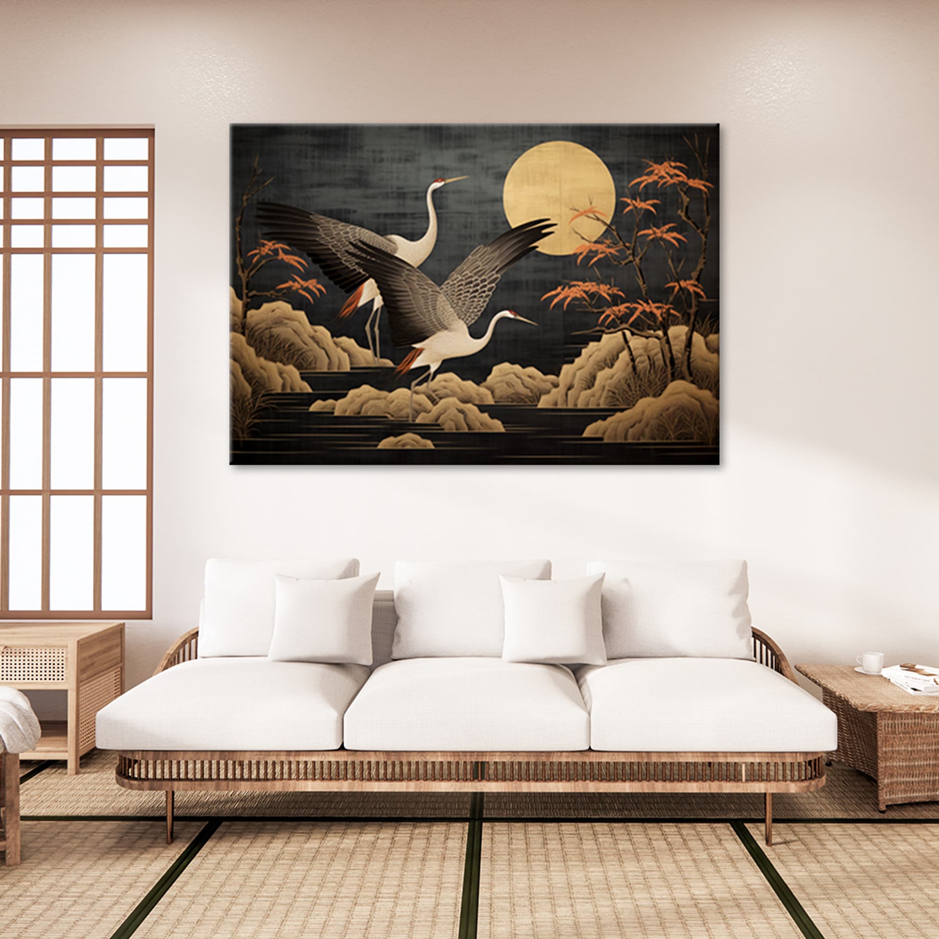 

Obraz Deco Panel, Pawie na tle księżyca (Rozmiar 100x70)