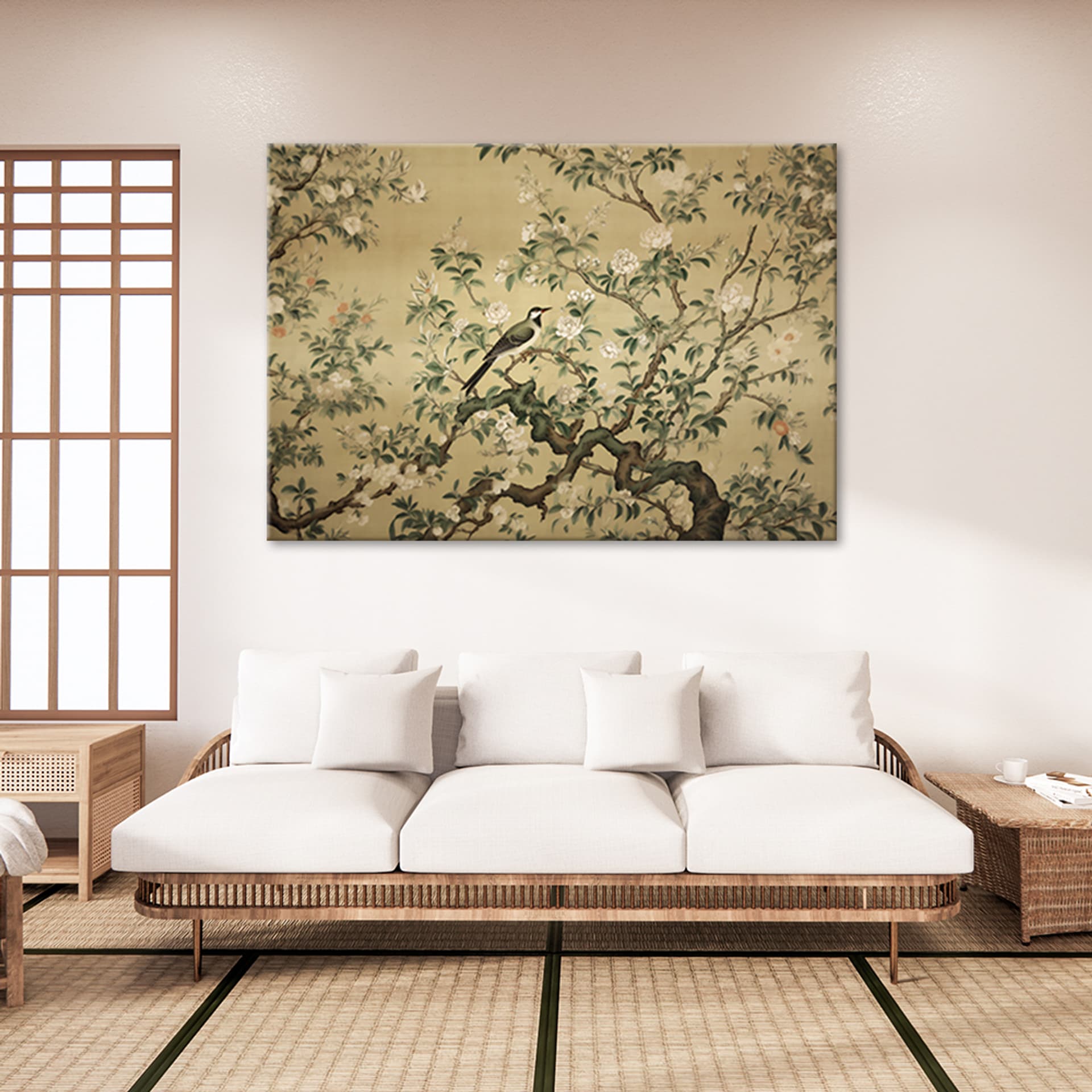 

Obraz na płótnie, Ptak Abstrakcja Chinoiserie (Rozmiar 100x70)