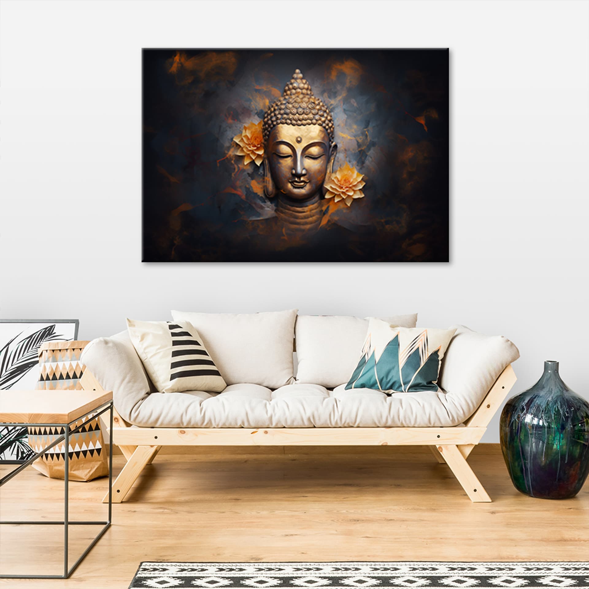 

Obraz Deco Panel, Złoty budda abstrakcja (Rozmiar 60x40)