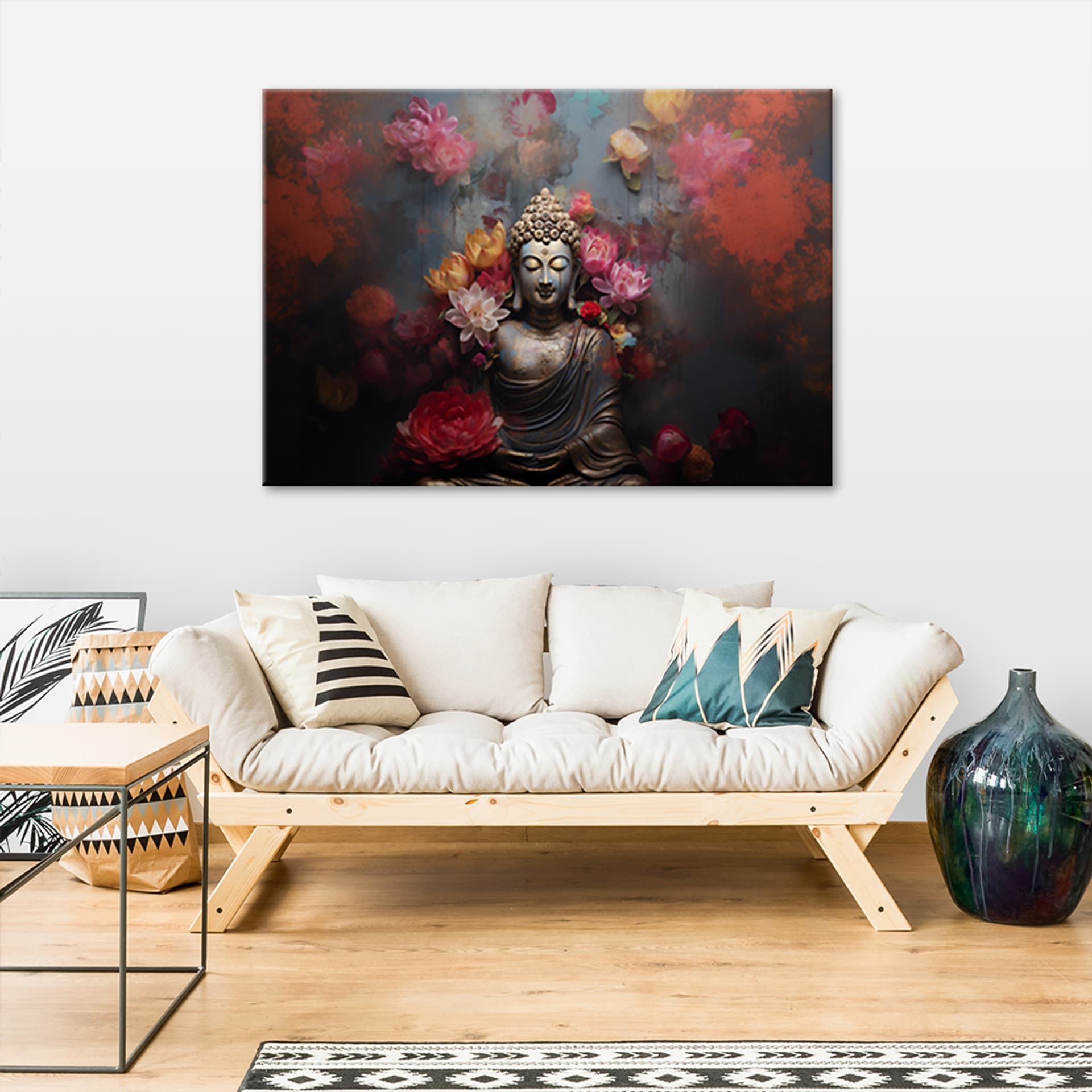 

Obraz Deco Panel, Budda Kwiaty Zen Abstrakcja (Rozmiar 60x40)