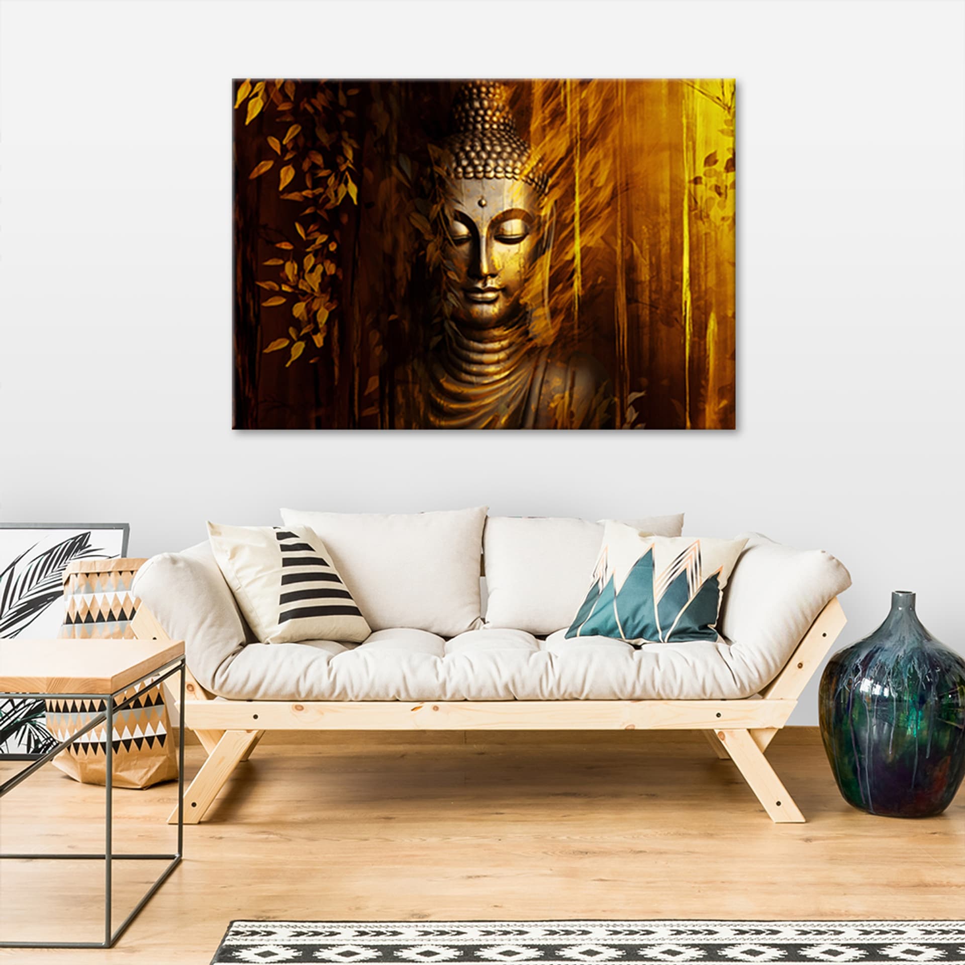 

Obraz na płótnie, Złoty Budda (Rozmiar 120x80)
