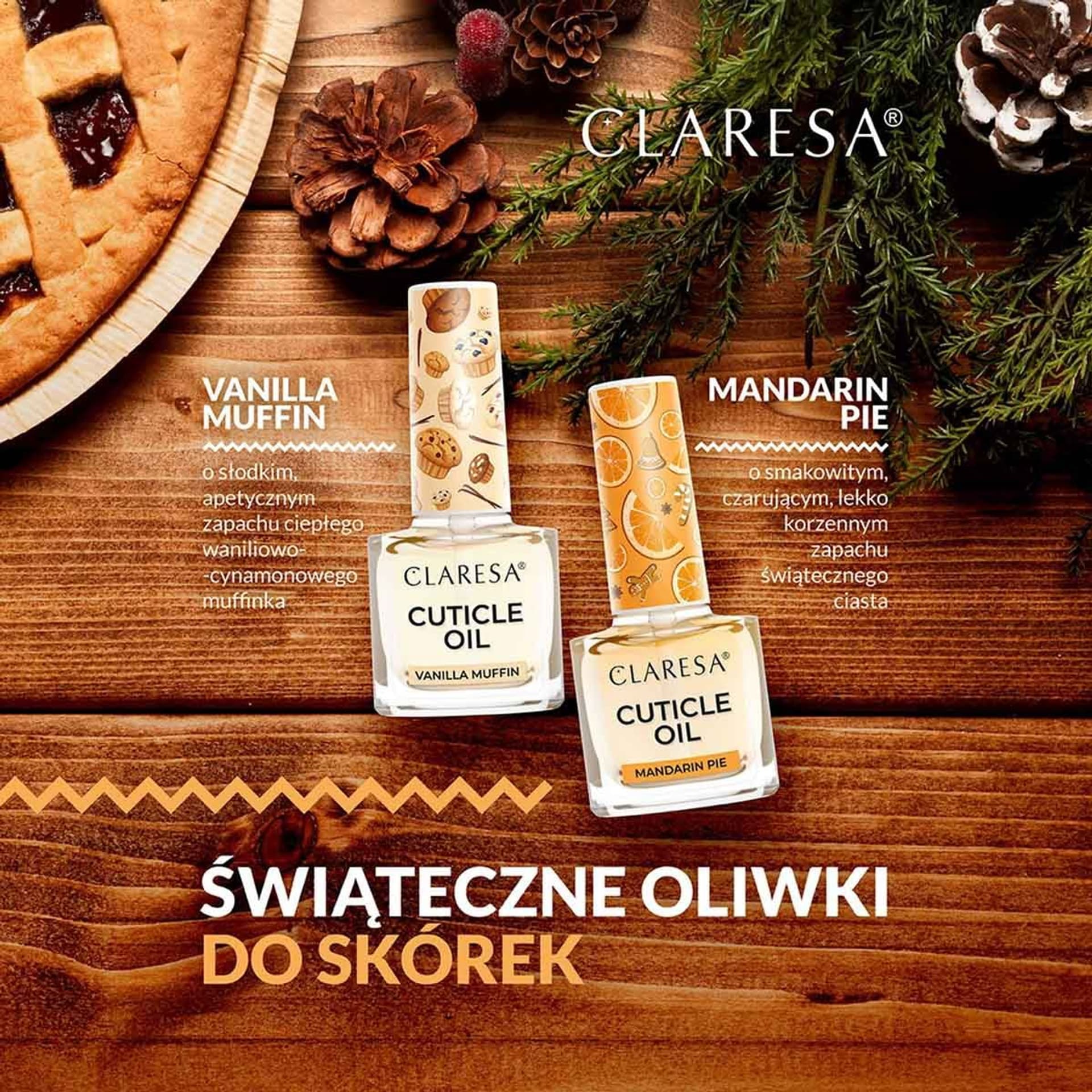 

CLARESA oliwka do skórek Mandarin Pie 5ml