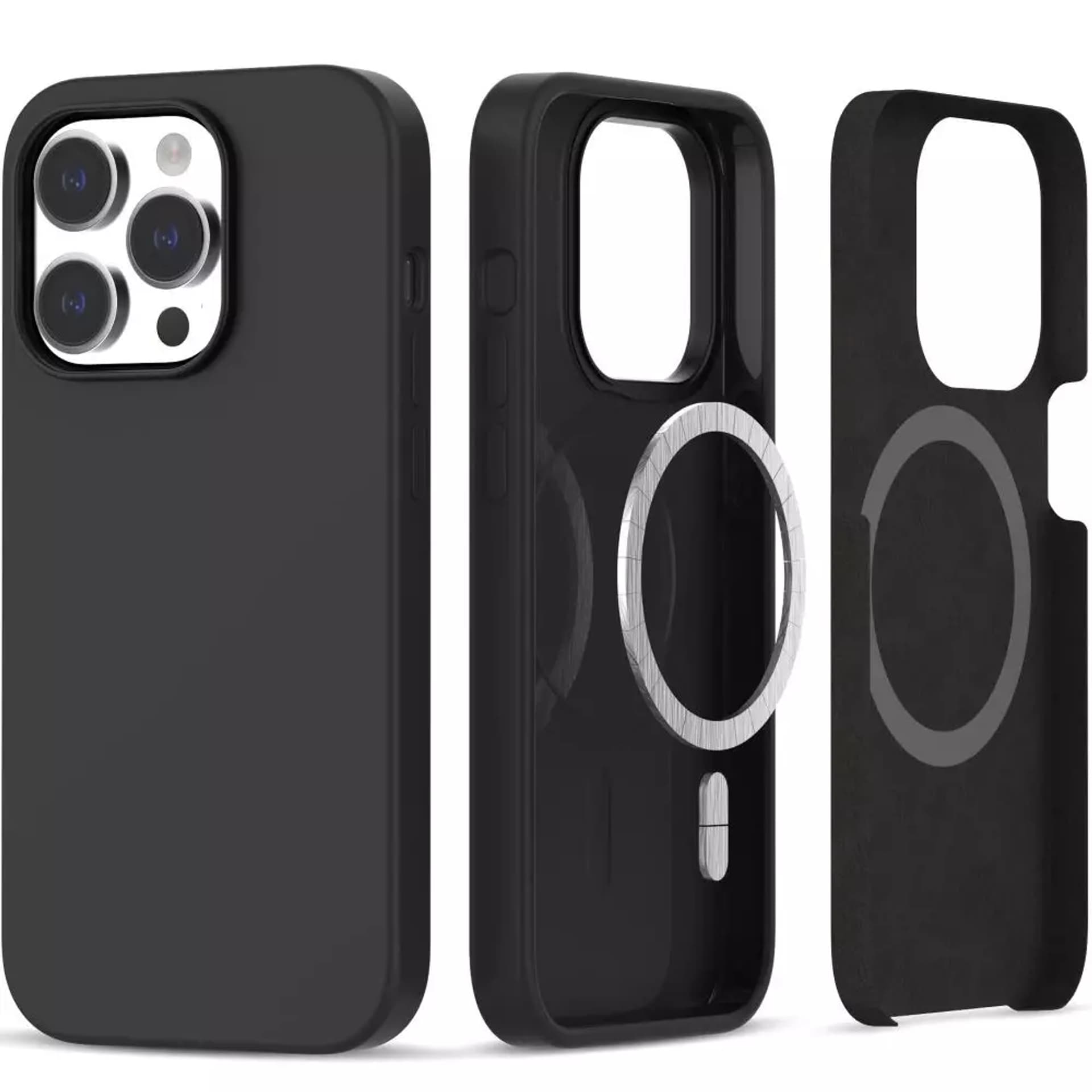 

Etui ochronne silikonowe do MagSafe do Apple iPhone 14 Pro Black