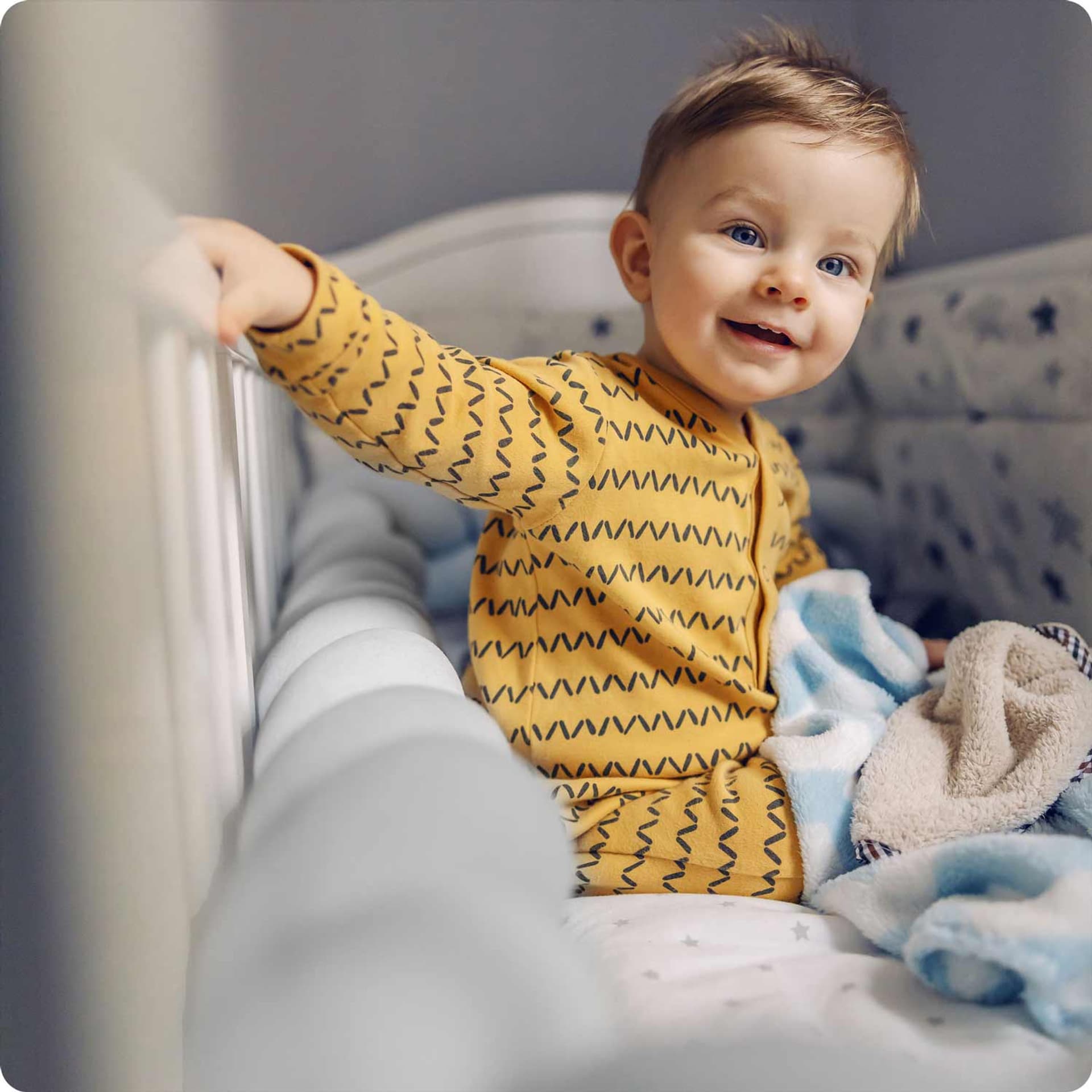 

Otulacz do łóżeczka Ricokids 3m - szary