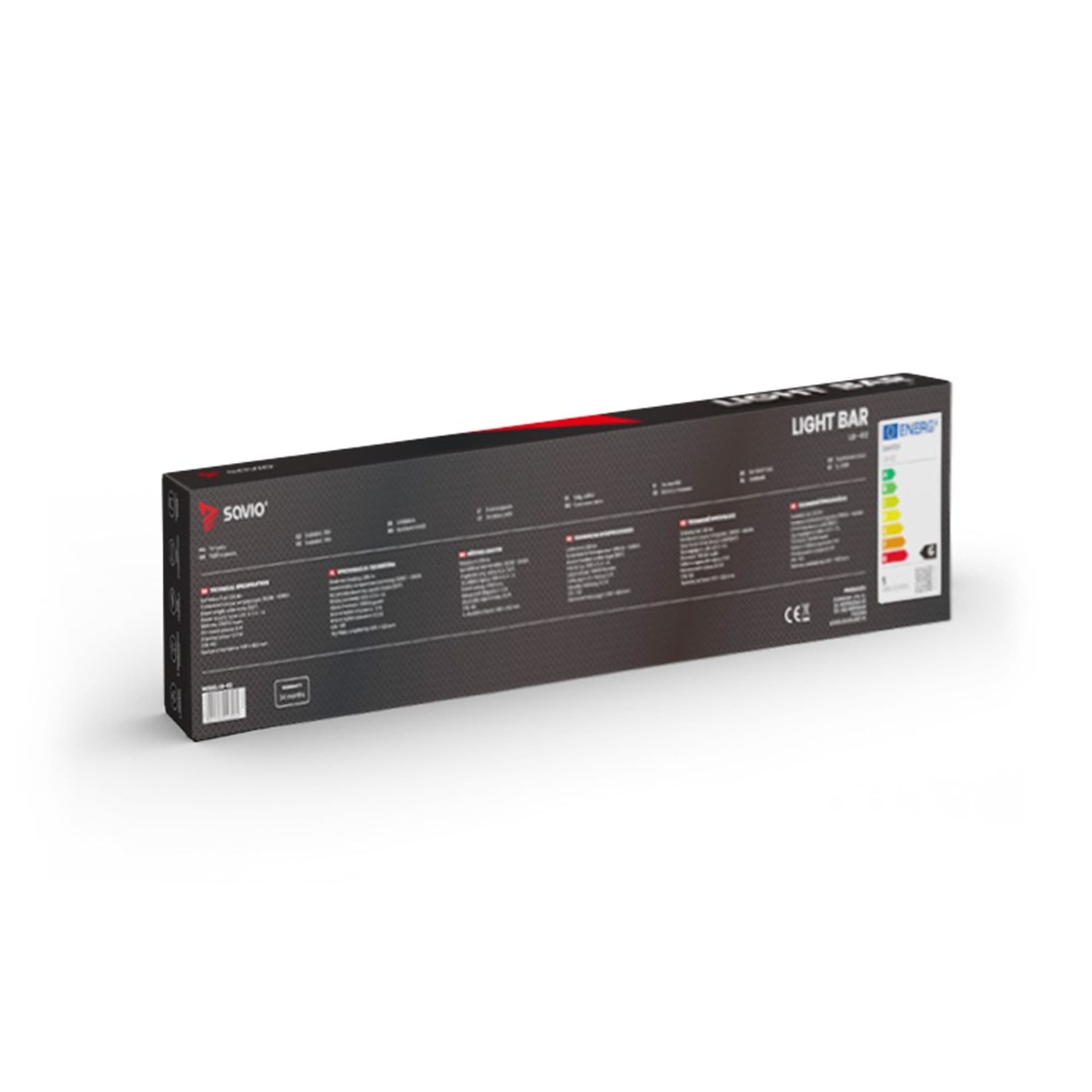 

SAVIO LB-02 LIGHTBAR RGB, LAMPA LED NA MONITOR, USB, DOTYKOWE STEROWANIE,5W, CZARNY