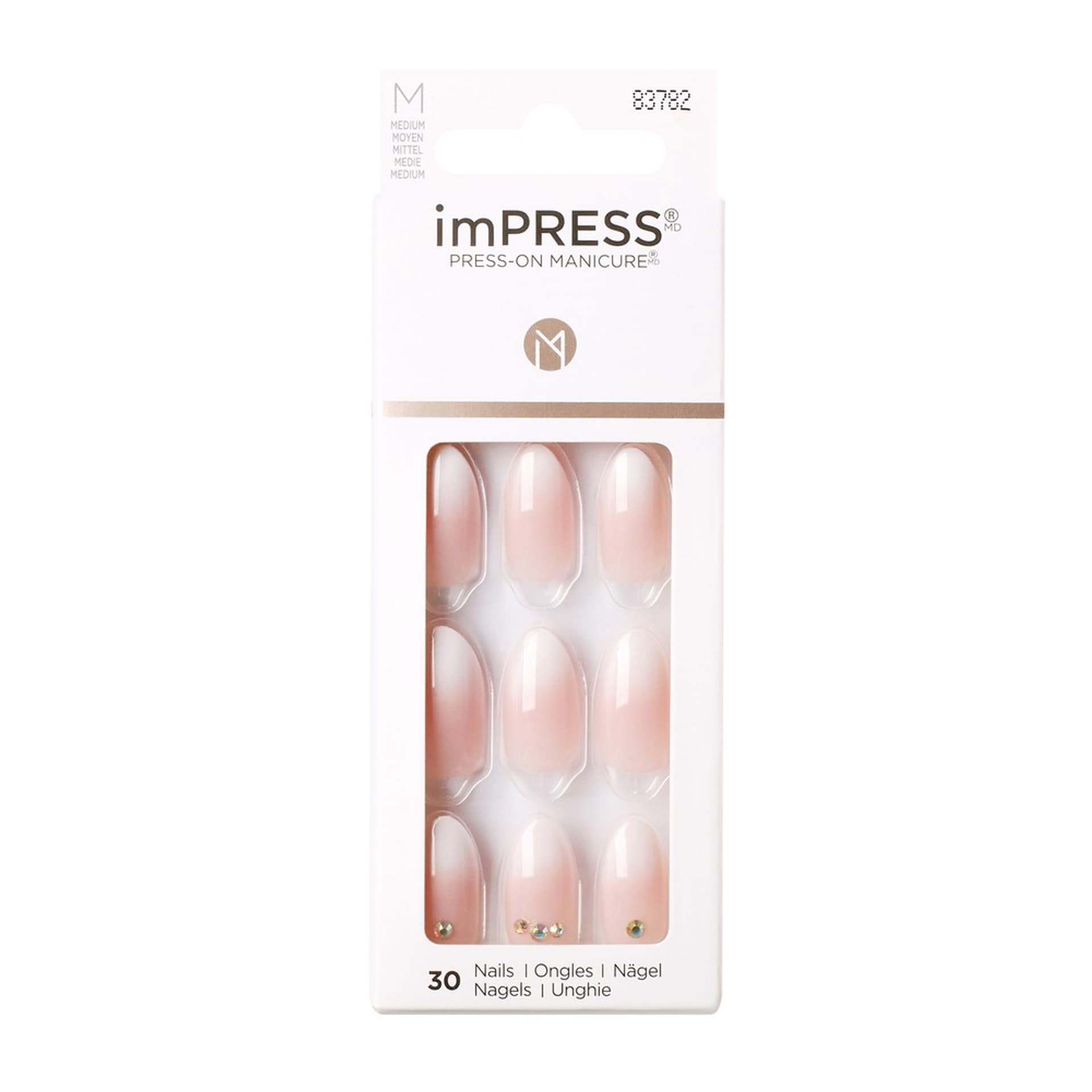 

KISS Sztuczne Paznokcie samoprzylepne imPress - Awestruck 1op.(30szt)