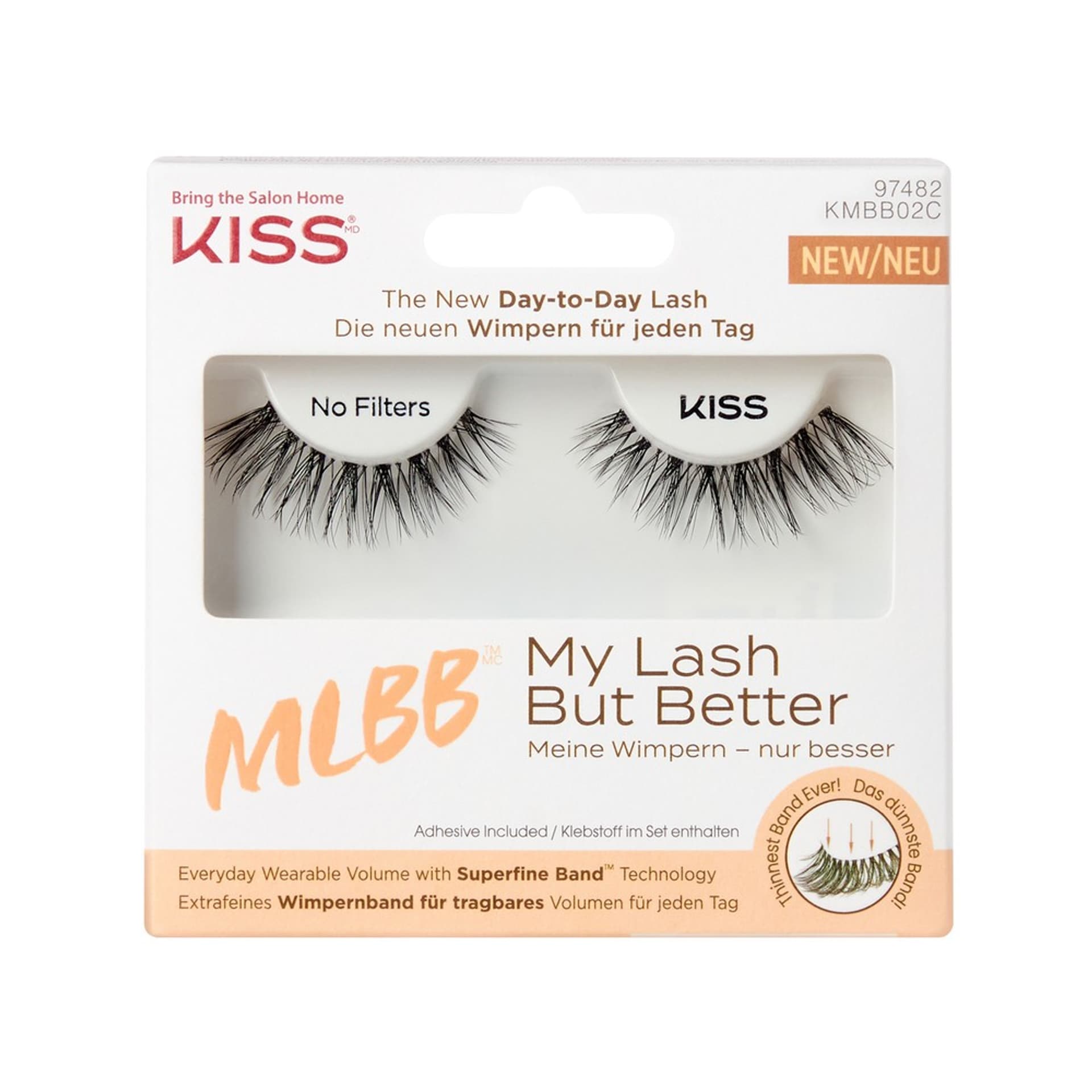 

KISS Szt. Rzęsy MyLashButBetter KMBB02 No Filters
