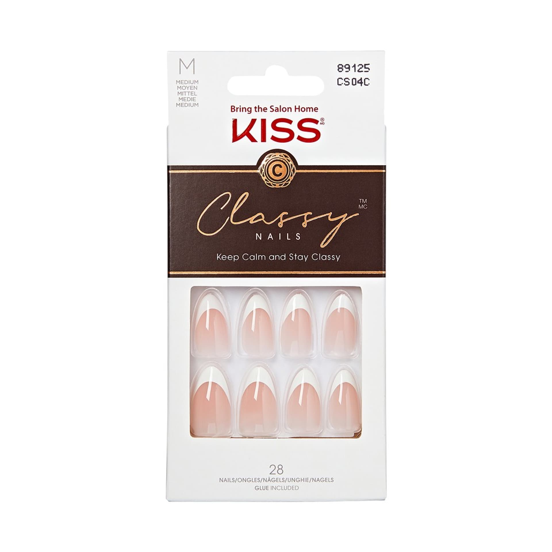 

KISS Sztuczne Paznokcie Classy Nails - Dashing (rozmiar M) 1op.(28szt)