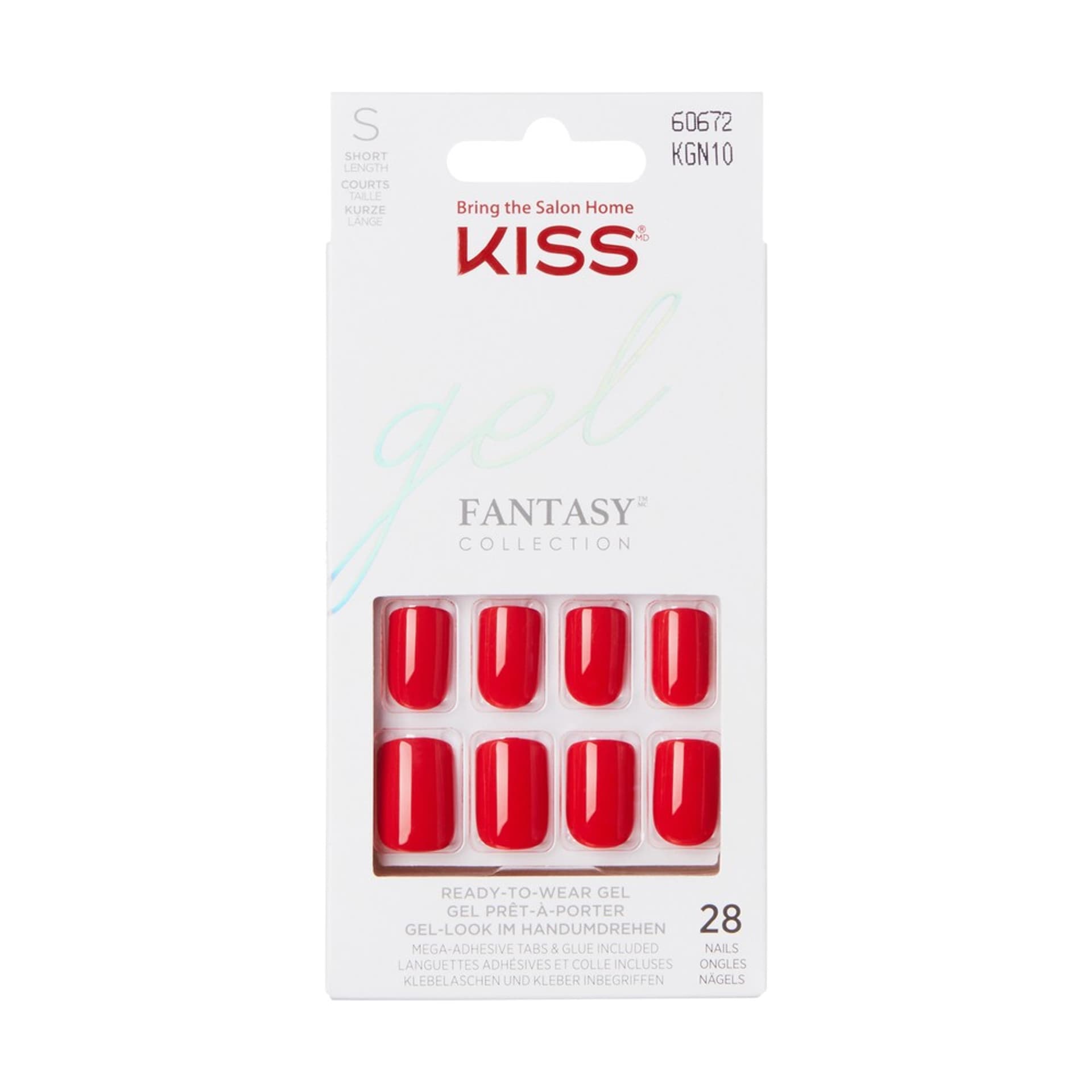 

KISS Sztuczne Paznokcie Gel Fantasy - whatever (rozmiar S) 1op.(28szt)