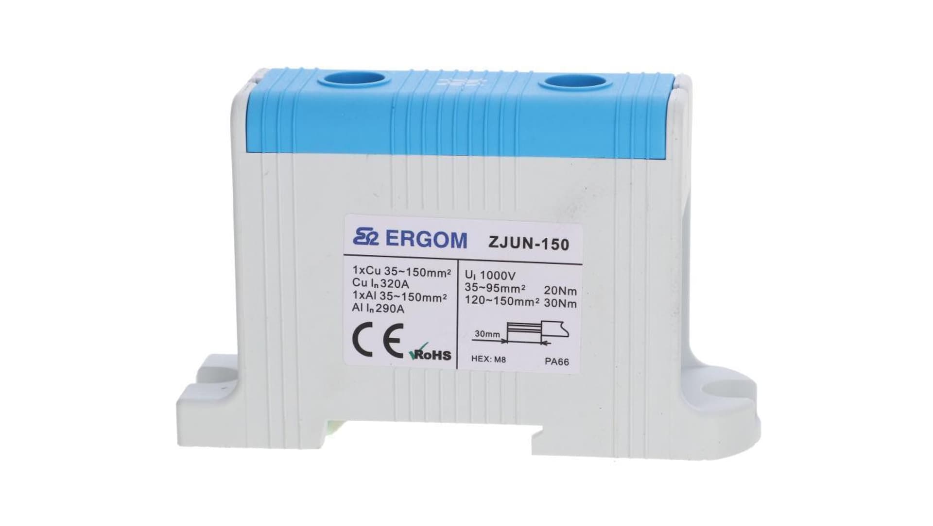 

Złączka szynowa 1-torowa ZJUN-150/BL 150mm2 niebieska R34RR-07010002903