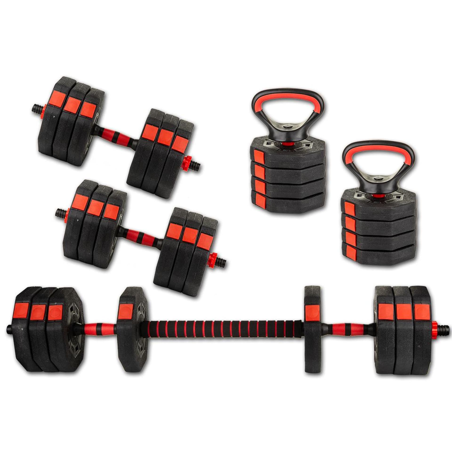 

HANTLA KOMPOZYTOWA KETTLEBELL 4W1 20KG ENERO FIT