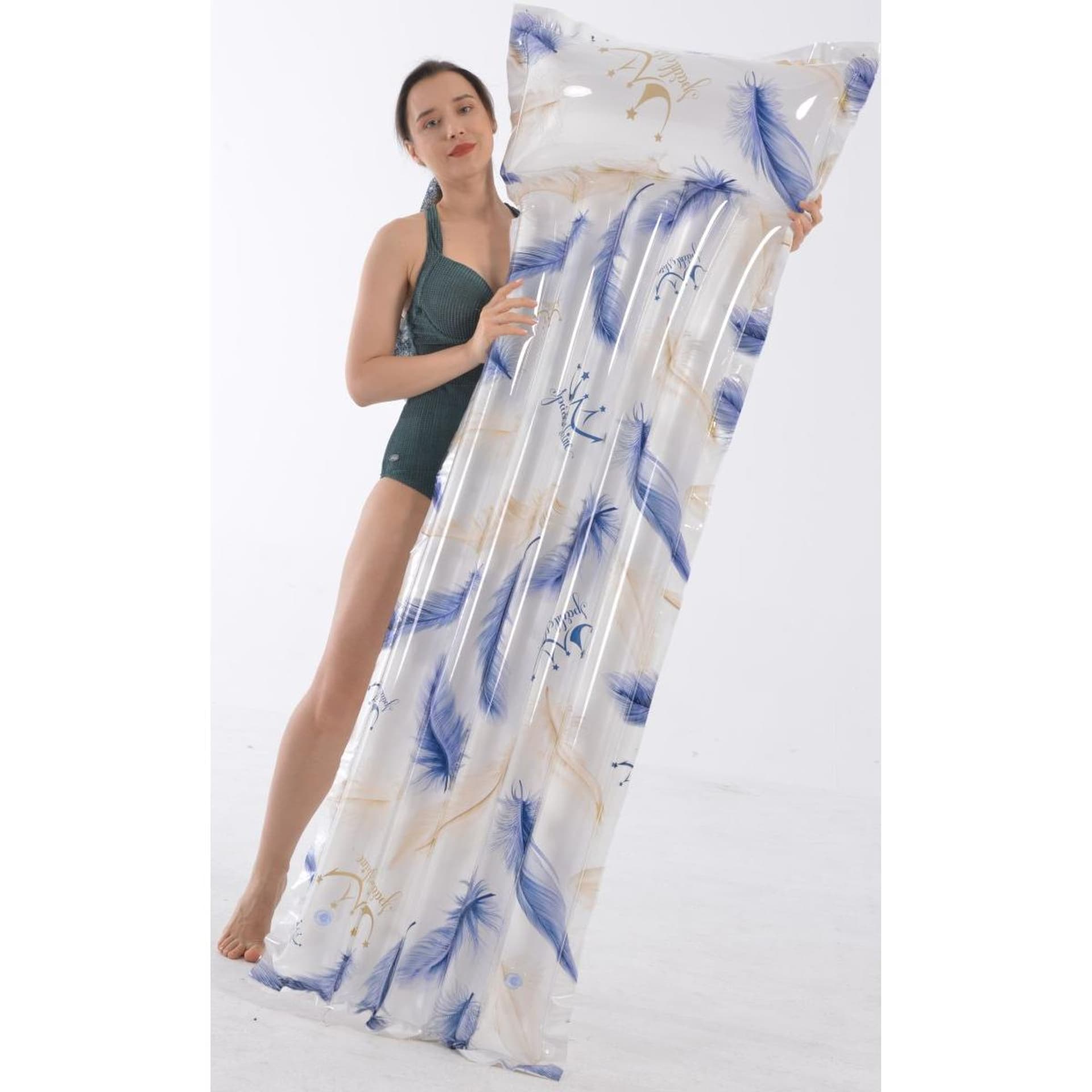 

MATERAC PLAŻOWY FASHION 171x66x22CM 33111 PIÓRA