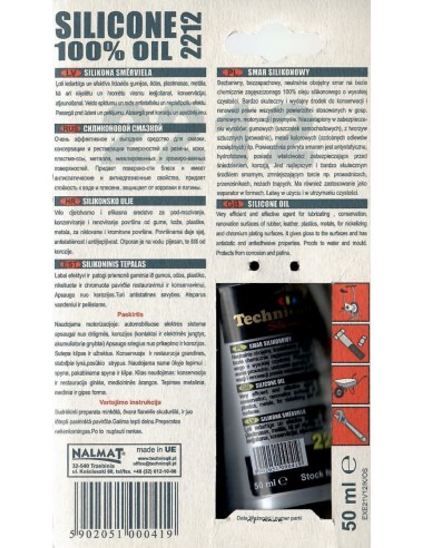 

SMAR SILIKONOWY M-419 50ML TECHNICQLL
