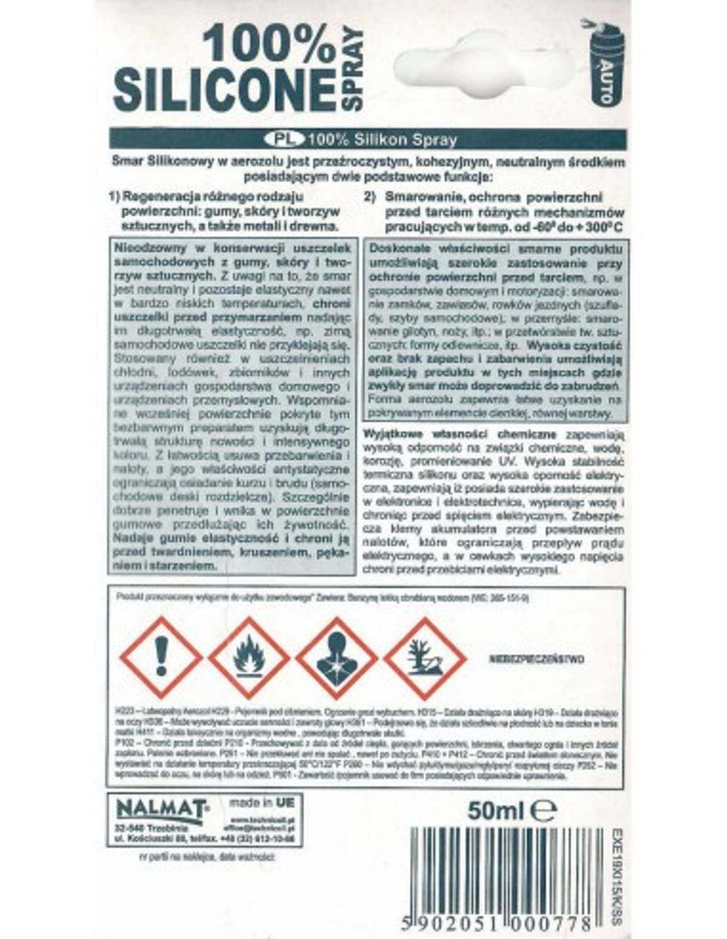 

M-778 OLEJ SILIKONOWY 100% 50ML