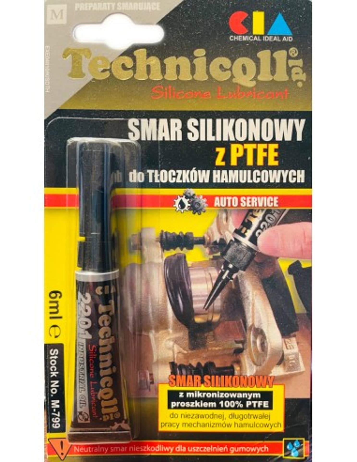 

SMAR DO TŁOCZKÓW HAMULCOWYCH 6ML
