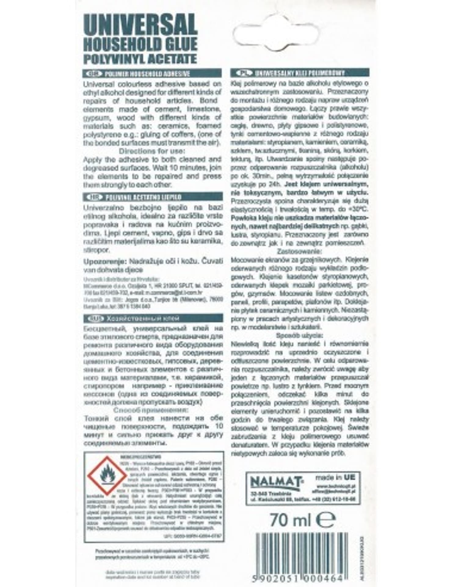 

KLEJ GOSPODARCZY R-464 TECHNICQLL 70ML