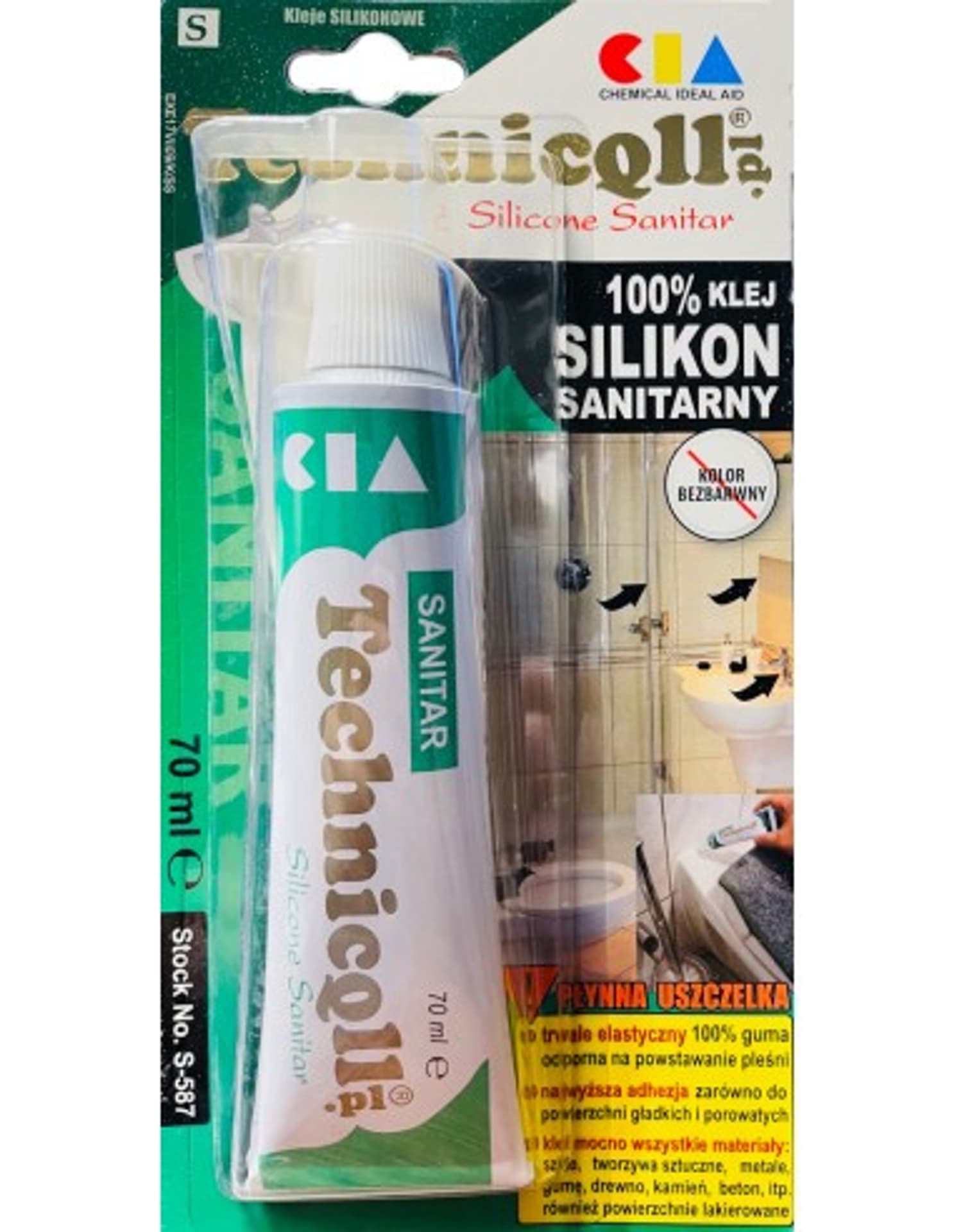 

SILIKON SANITARNY BEZBARWNY 70ML