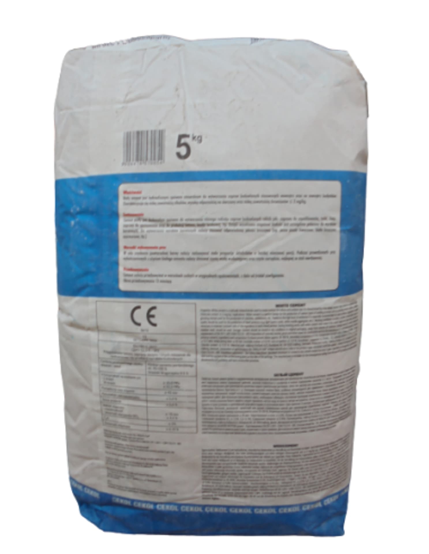 

CEMENT BIAŁY CEKOL BC-52 5kg