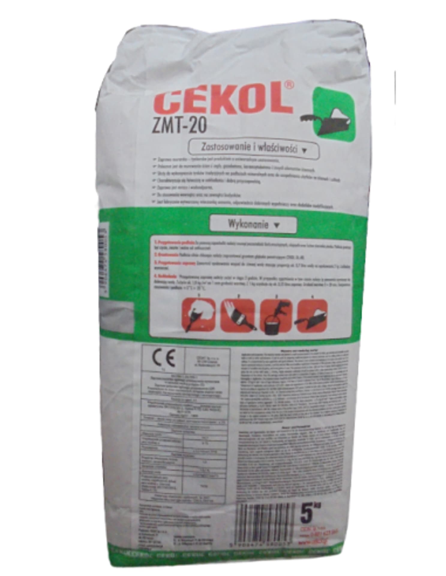

ZAPRAWA MURARSKA TYNKARSKA CEKOL 5kg ZMT-20