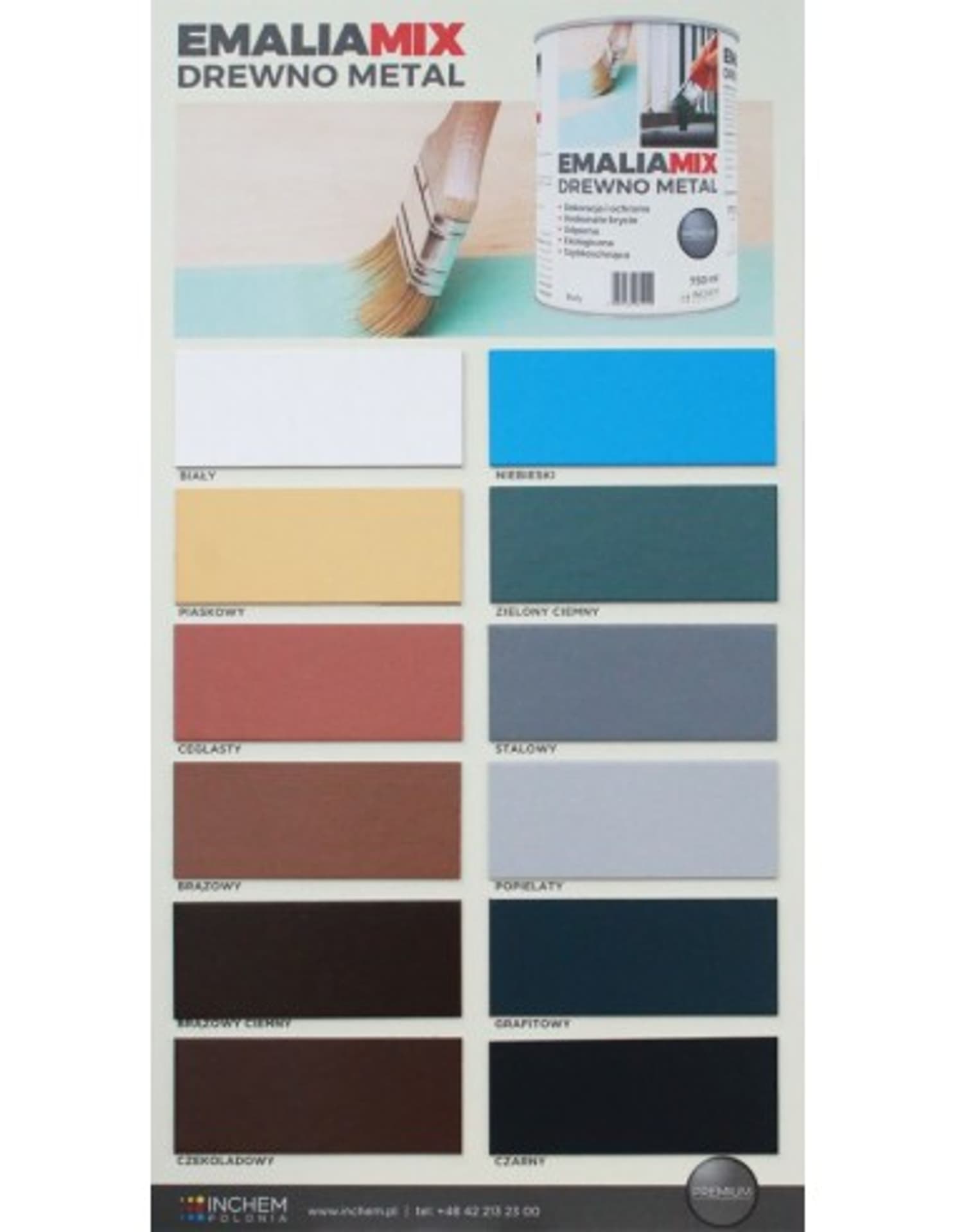 

Emalia MIX Drewno Metal 750ML BIAŁY