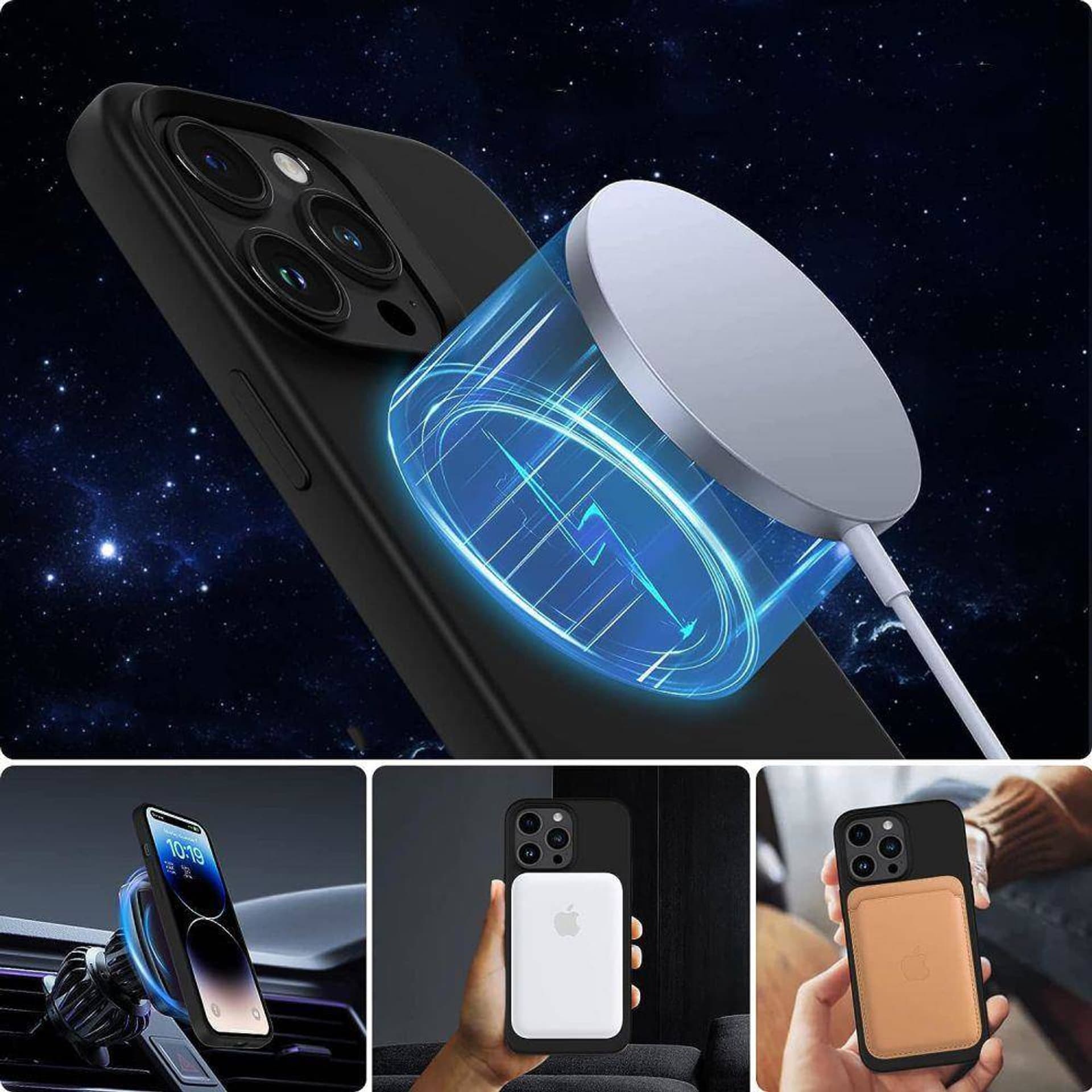 

Etui IPHONE 11 Tech-Protect Silicone MagSafe czarne