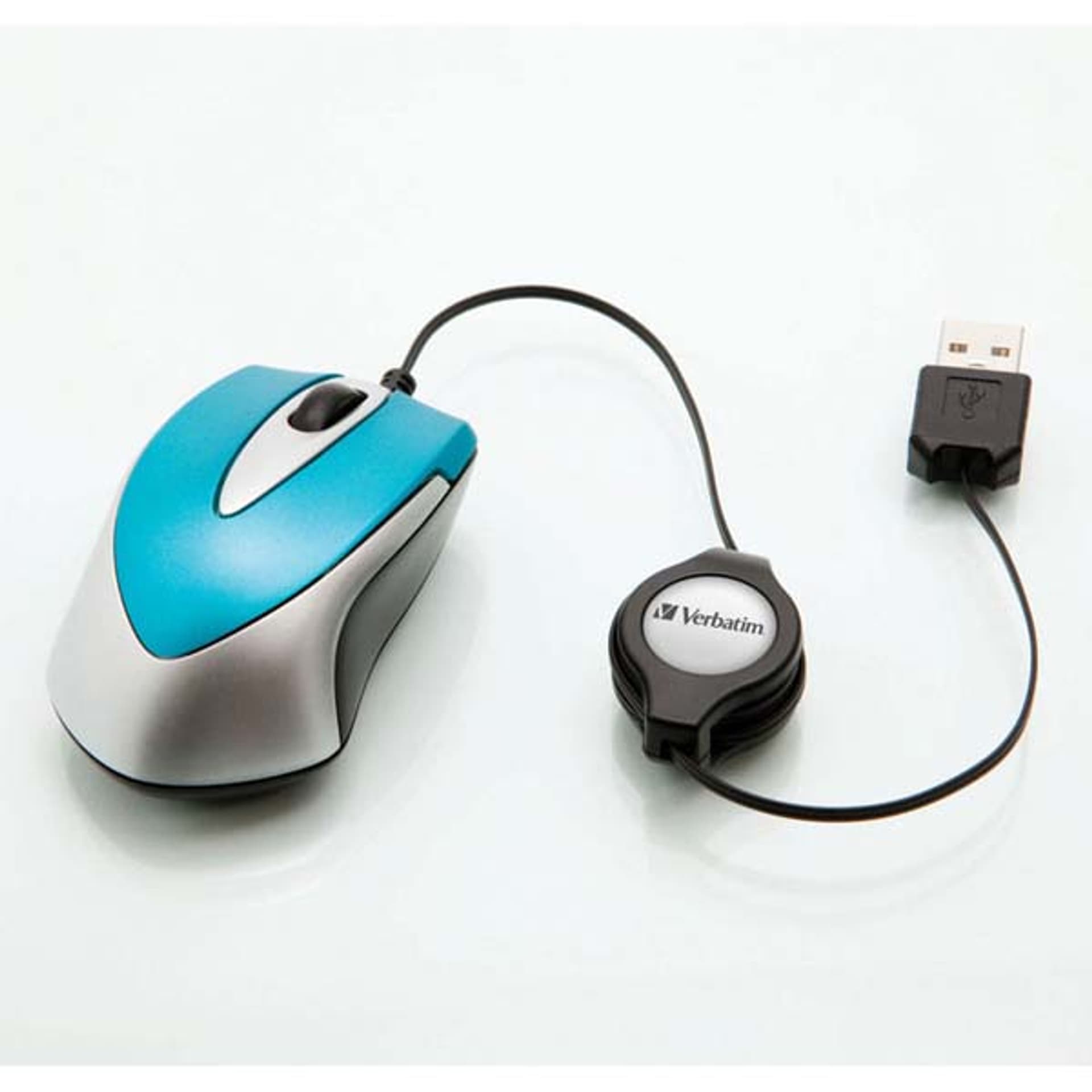

Verbatim Mysz Go Mini 49022, 1000DPI, optyczna, 3kl., przewodowa USB, niebieska