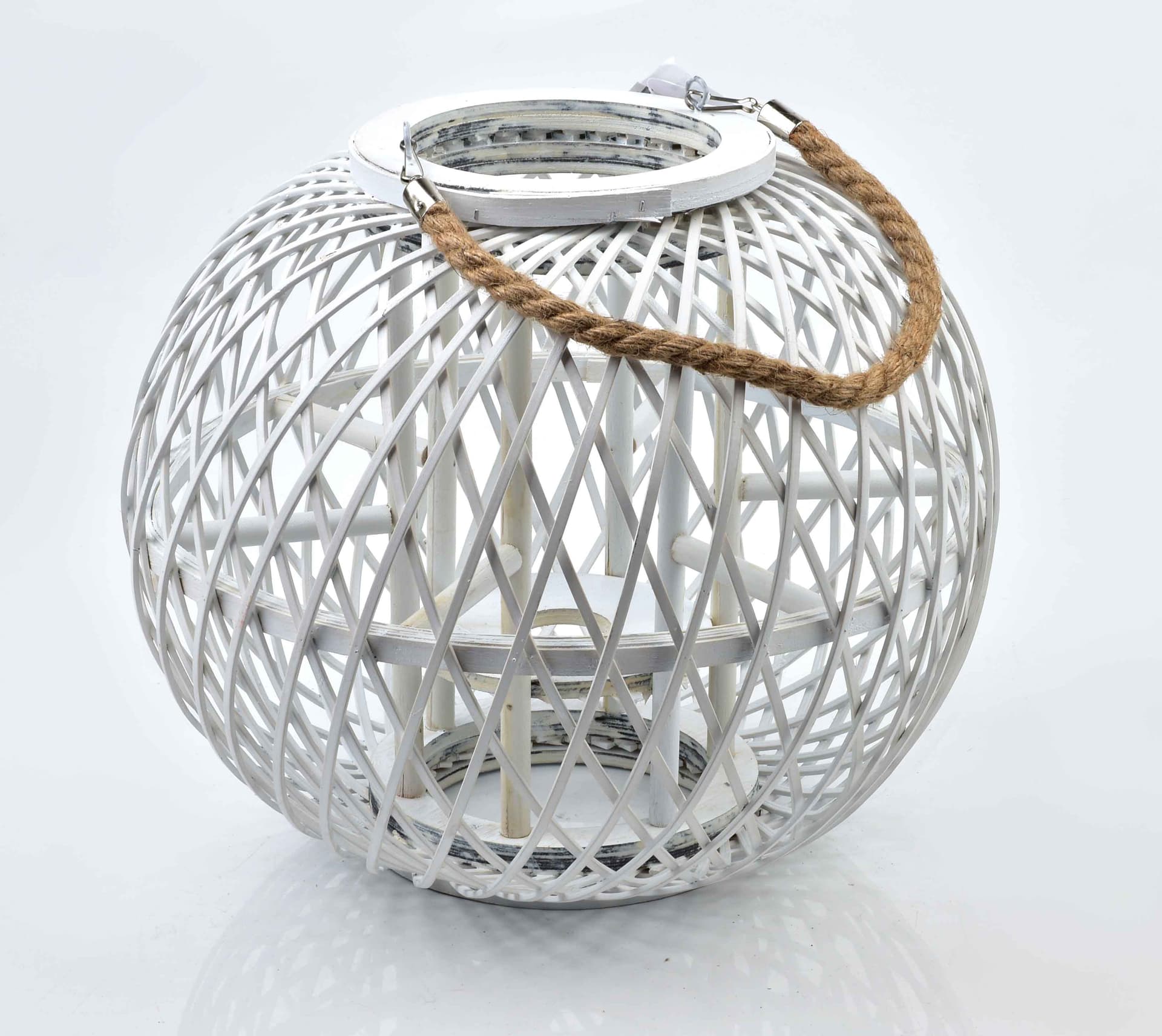 

LUCIE WHITE Lampion 17x37xh32cm
