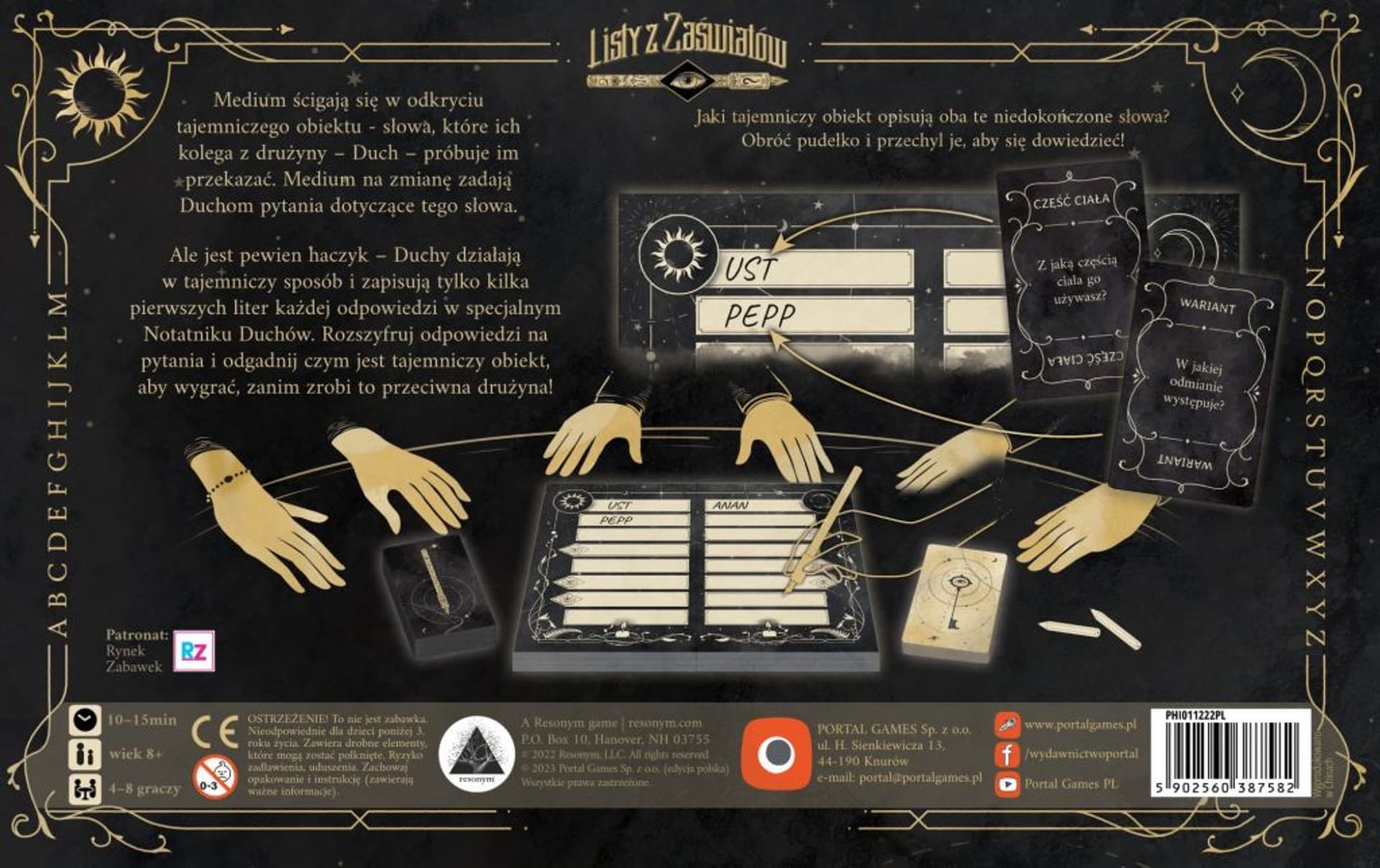 

GRA LISTY Z ZAŚWIATÓW - PORTAL GAMES
