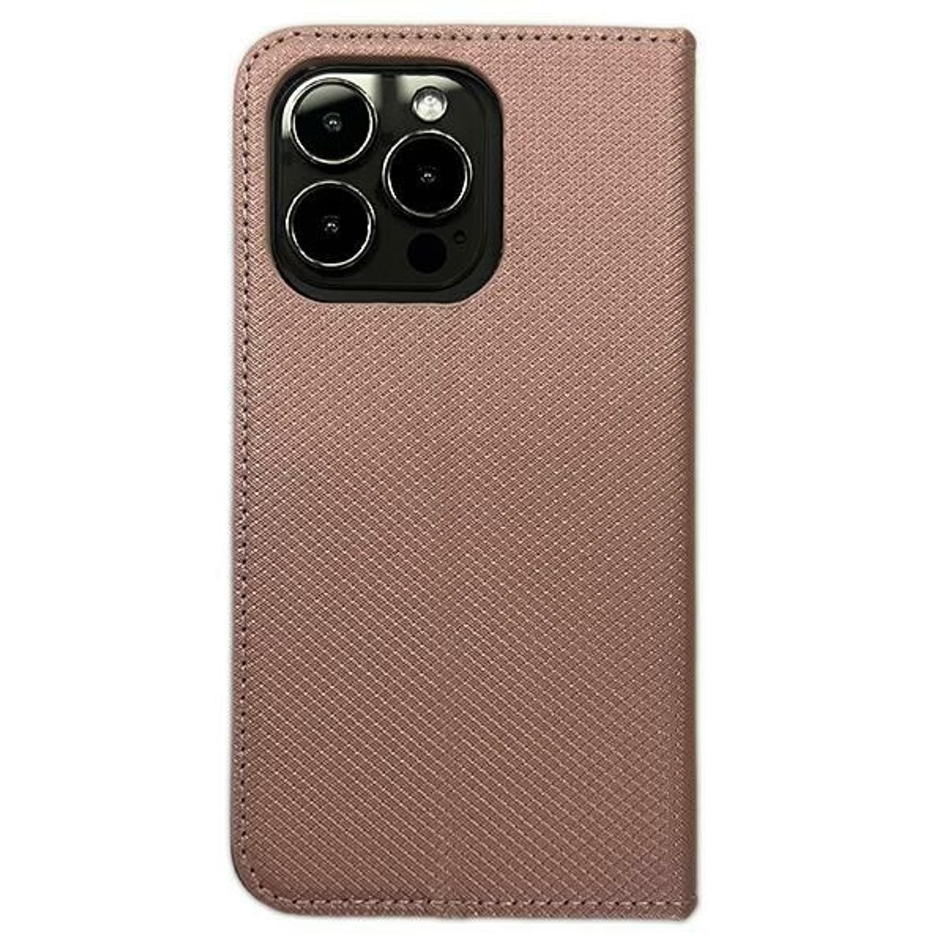 

Etui Smart Magnet book iPhone 15 Plus / 14 Plus 6.7" różowo złoty/rose gold