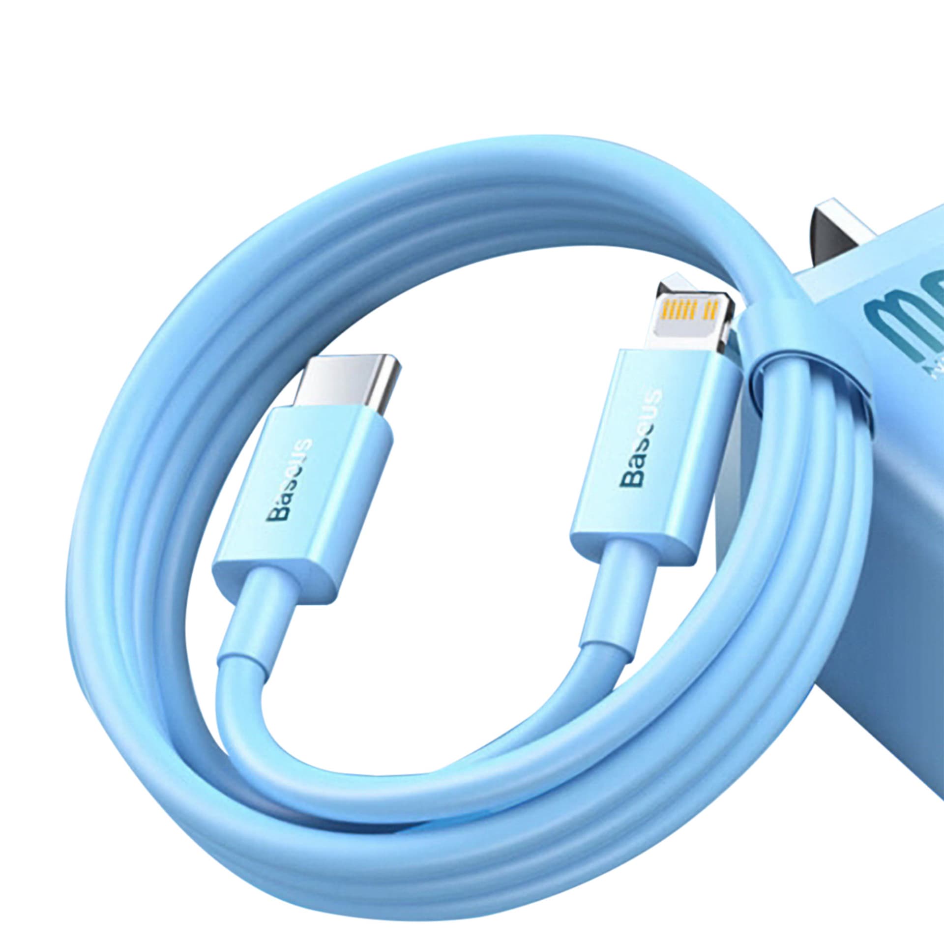

Kabel USB-C do Lightning Baseus PD 20W 1m (niebieski)