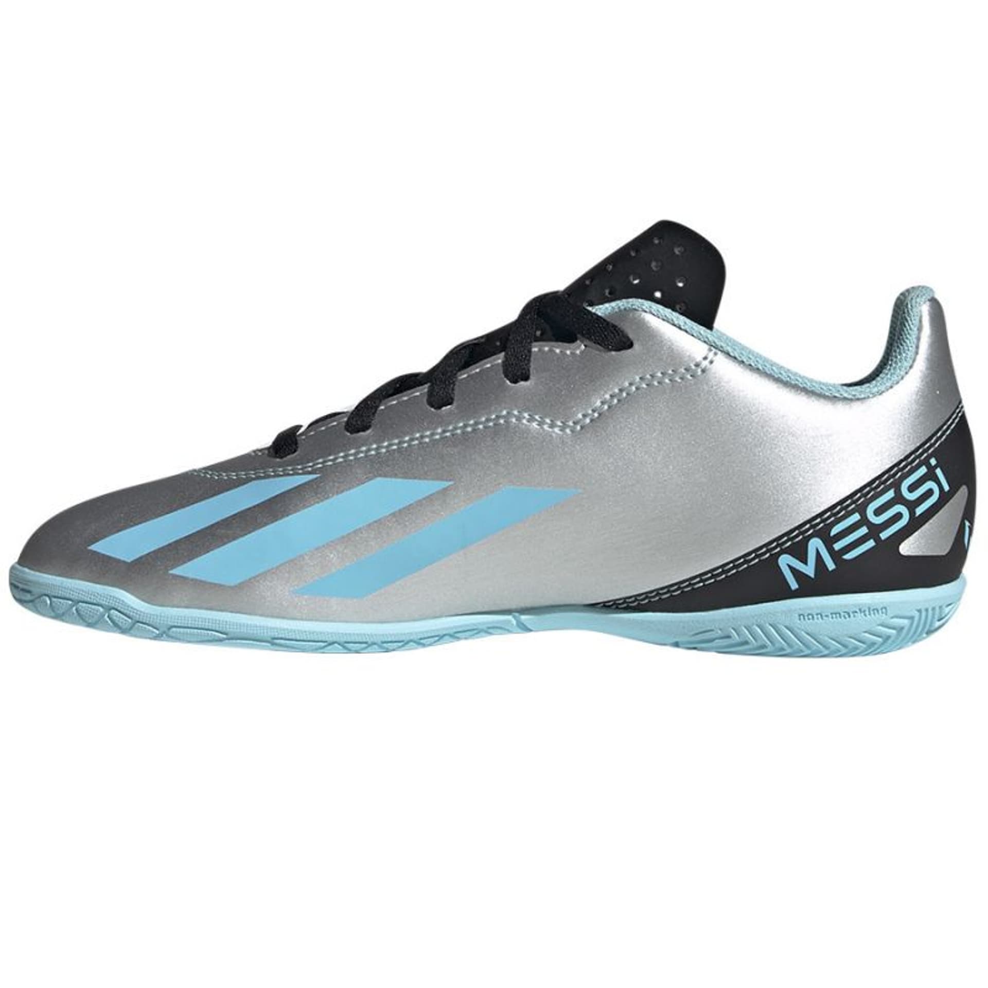 

Buty piłkarskie adidas X Crazyfast Messi.4 IN Jr (kolor Szary/Srebrny, rozmiar 30)