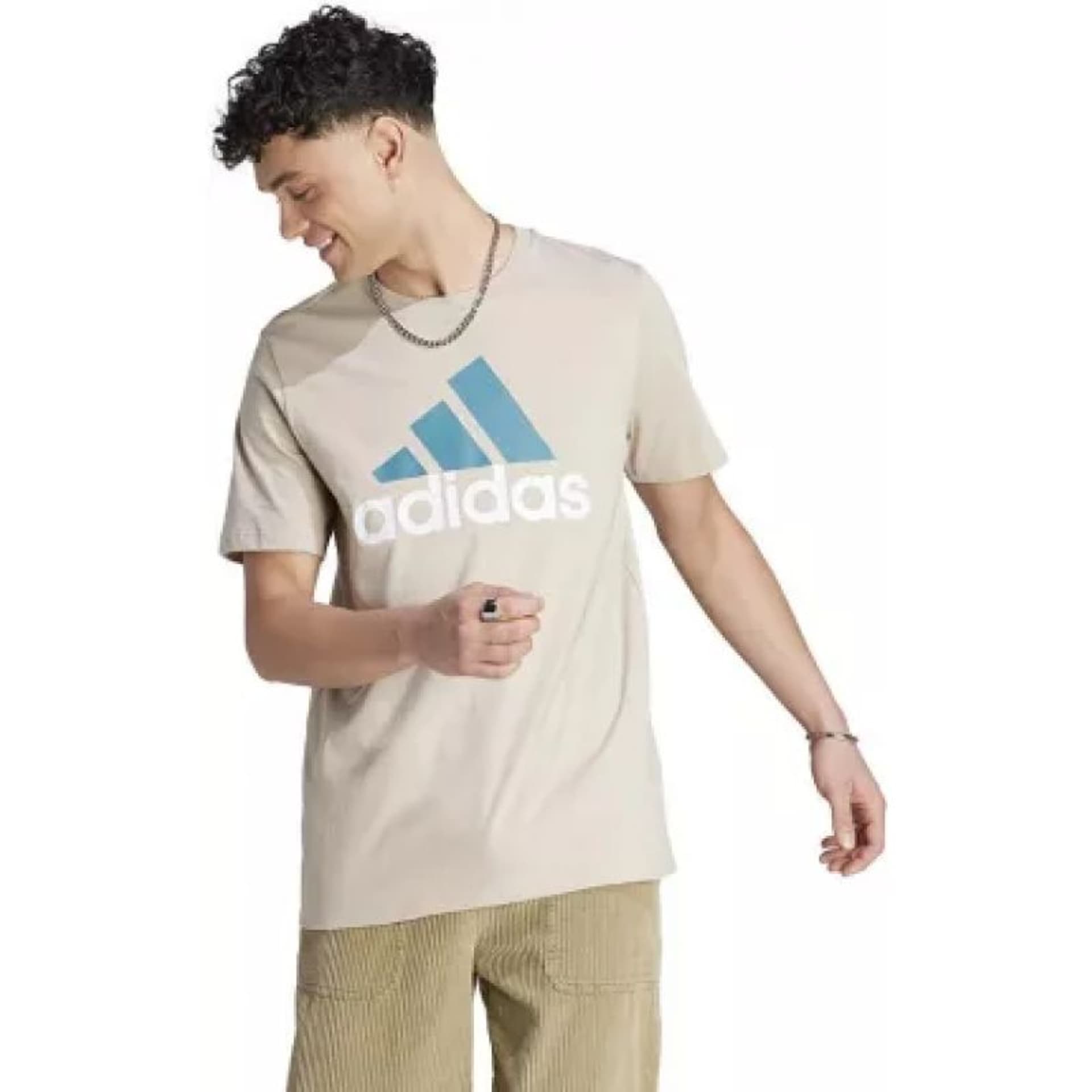 

Koszulka adidas Big Logo SJ Tee M (kolor Beżowy/Kremowy, rozmiar M)