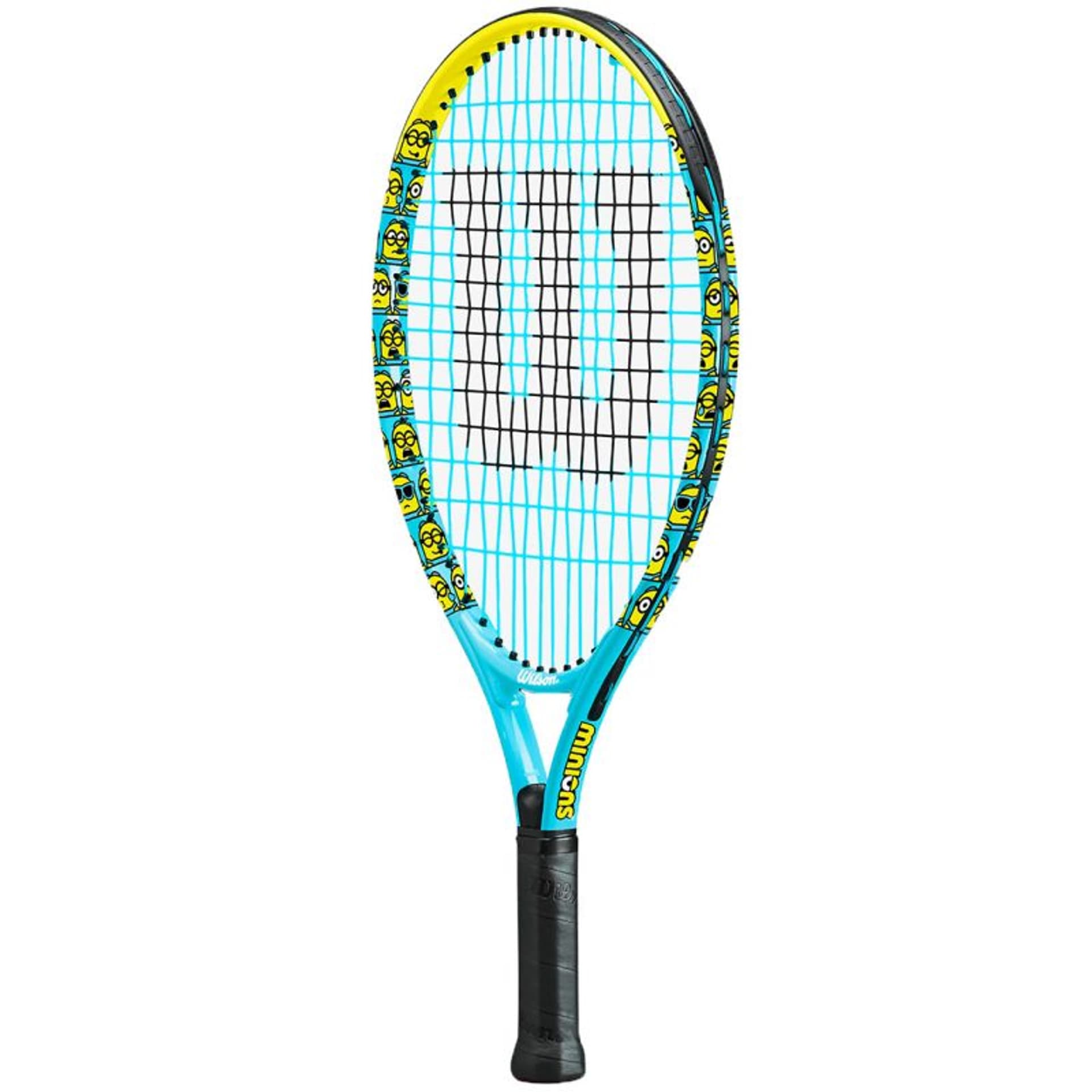 

Rakieta do tenisa ziemnego Wilson Minions 2.0 19 3 1/2 Jr (kolor Niebieski. Żółty)