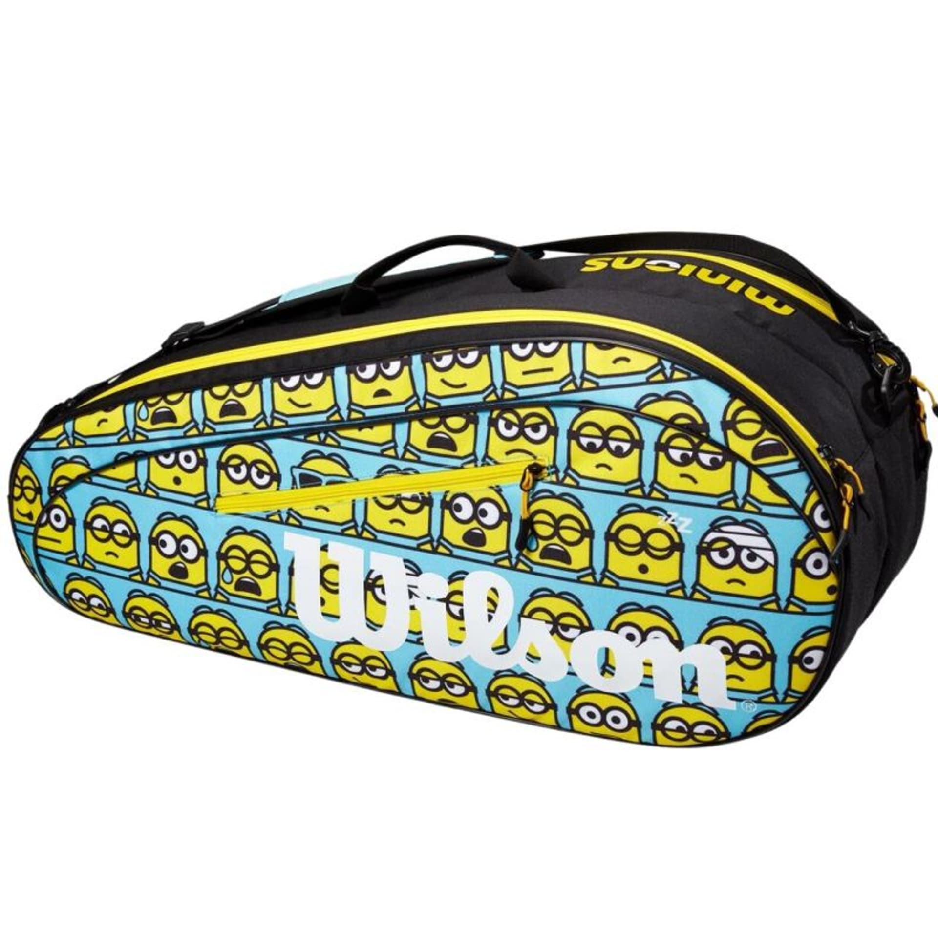 

Torba tenisowa Wilson Minions 2.0 Team 6PK (kolor Czarny. Niebieski. Żółty)