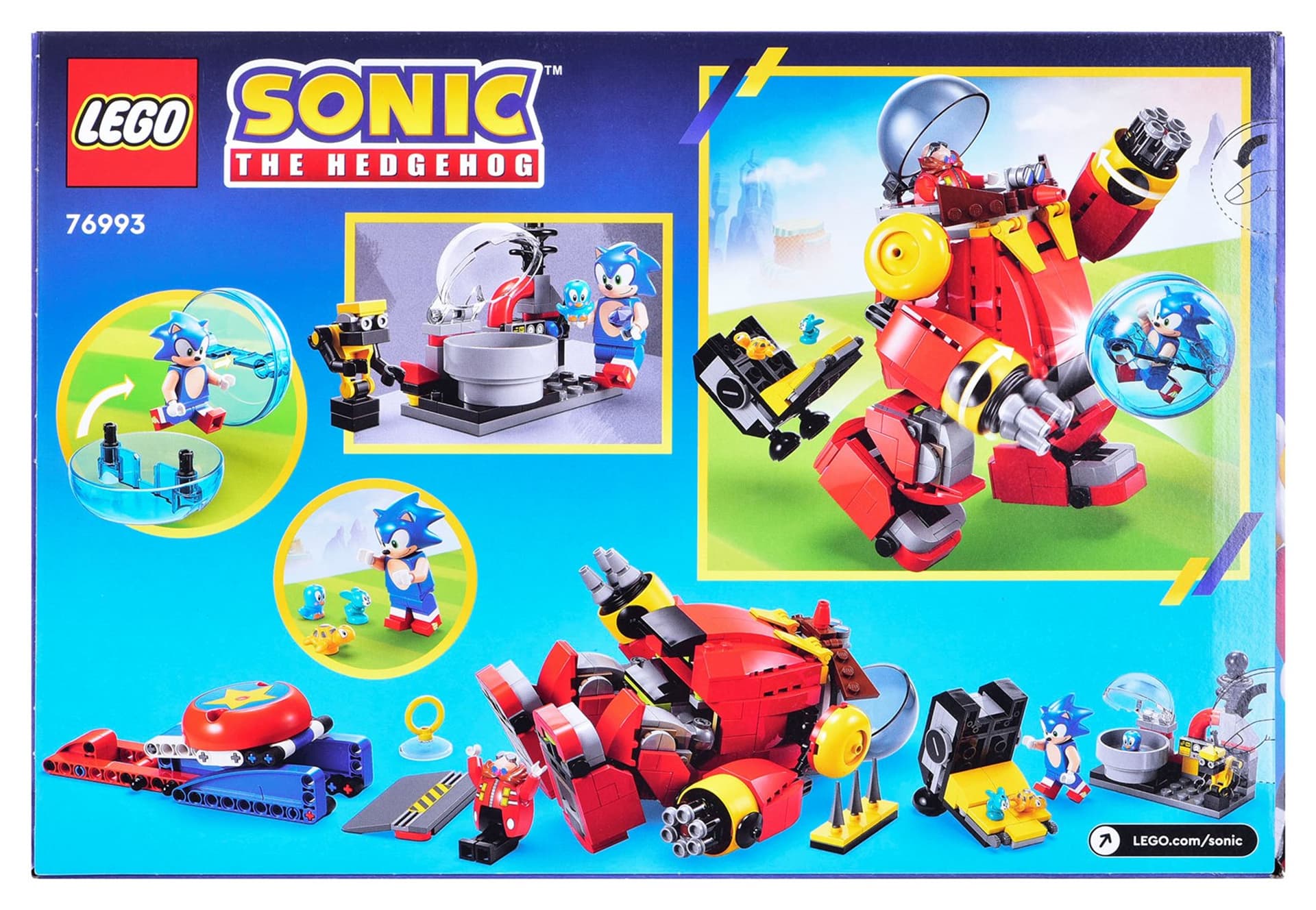 

LEGO 76993 Sonic kontra dr.Eggman i robot Death Egg