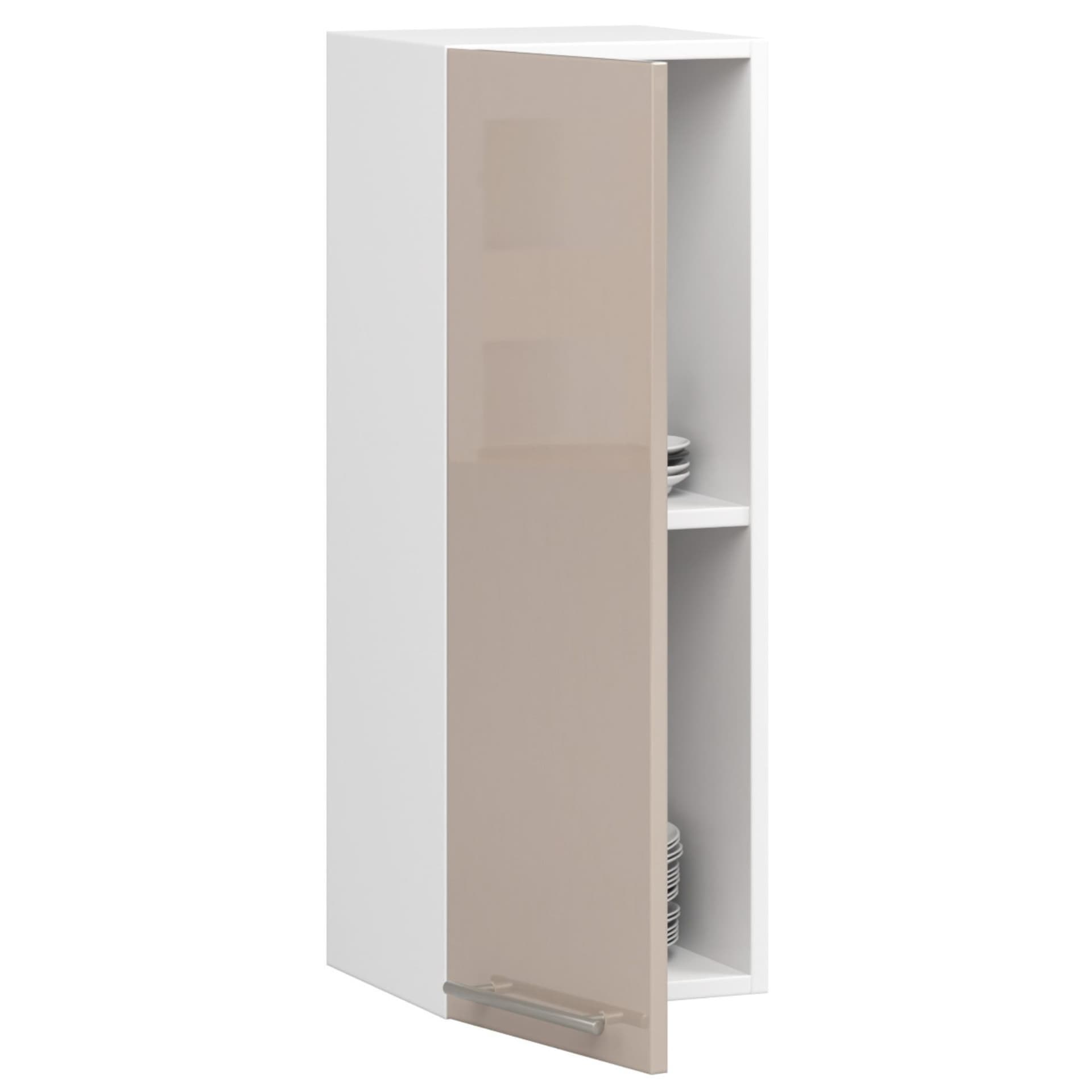 

WISZĄCA SZAFKA KUCHENNA OLIWIA W 30cm BIAŁA-CAPPUCCINO POŁYSK H720