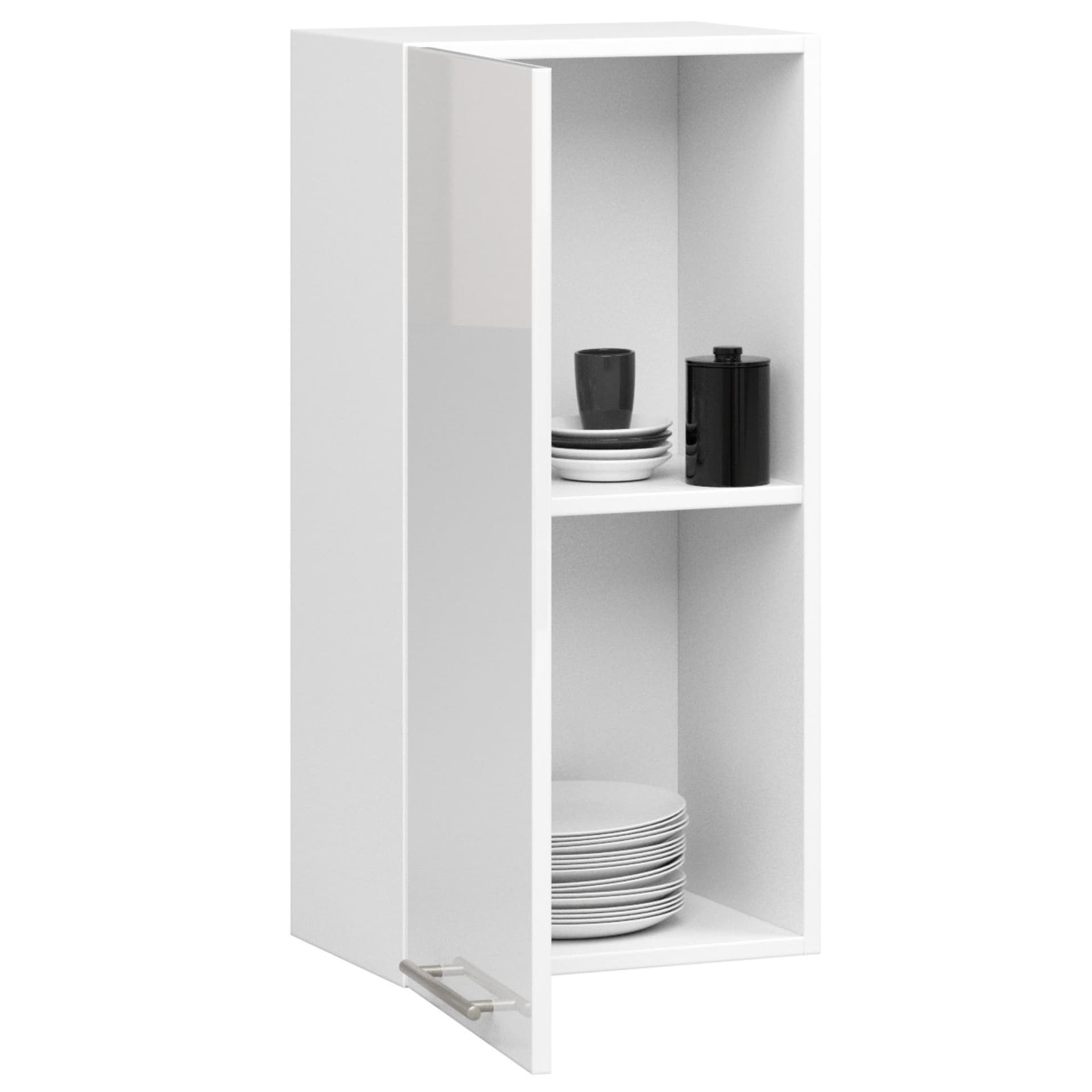 

WISZĄCA SZAFKA KUCHENNA OLIWIA W 40cm BIAŁA-BIAŁY POŁYSK H720