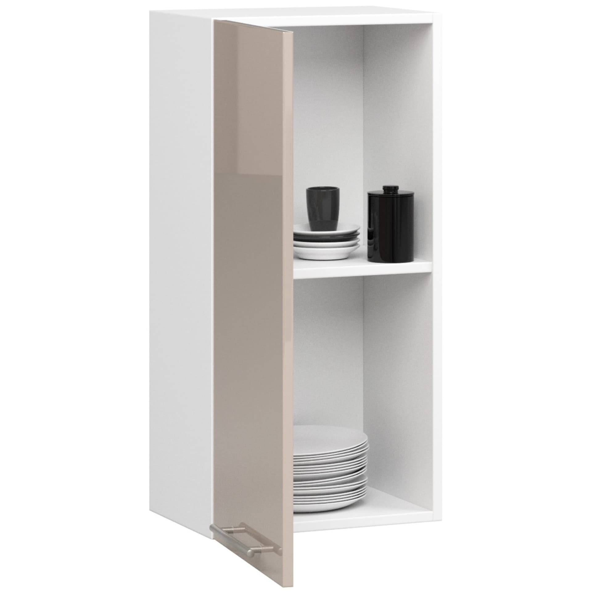 

WISZĄCA SZAFKA KUCHENNA OLIWIA W 40cm BIAŁA-CAPPUCCINO POŁYSK H720