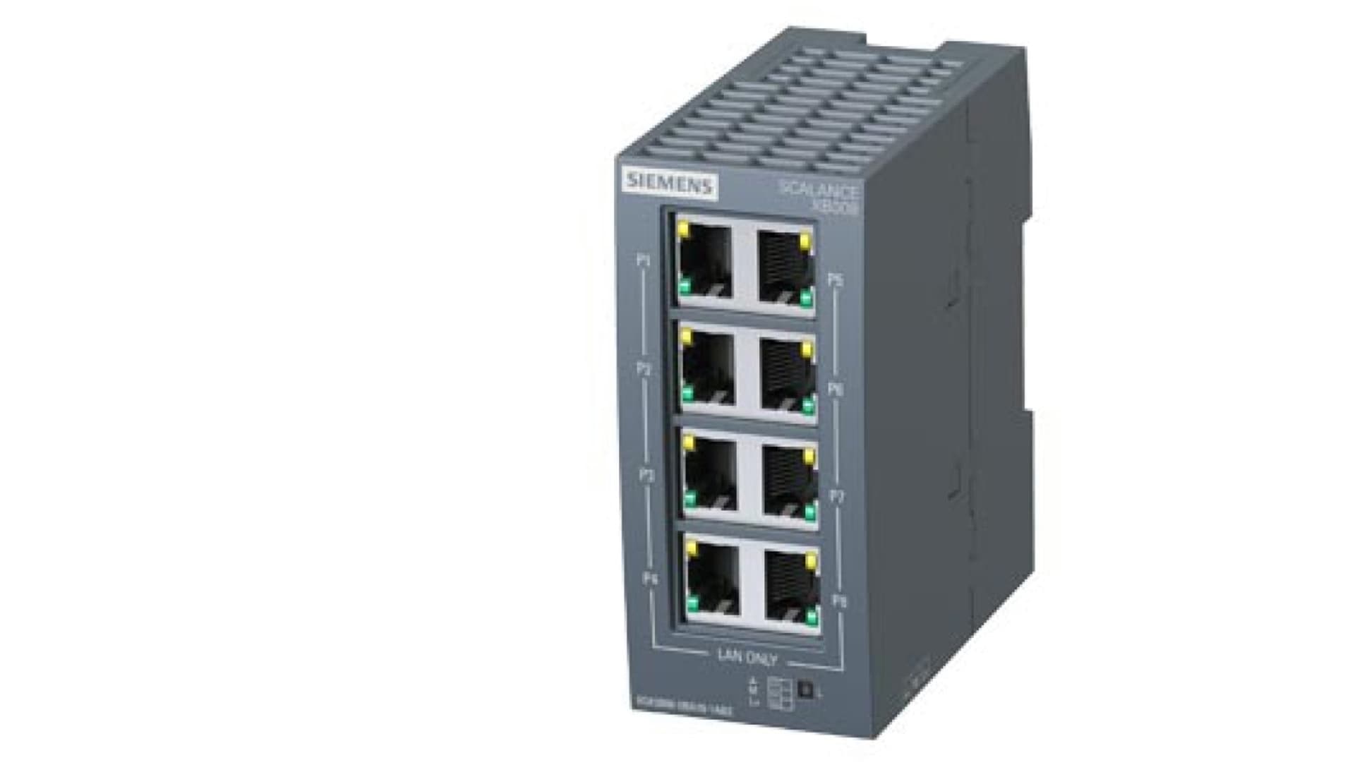 

Switch przemysłowy 8 portów RJ45 10/100Mb/s SCALANCE XB008 6GK5008-0BA10-1AB2