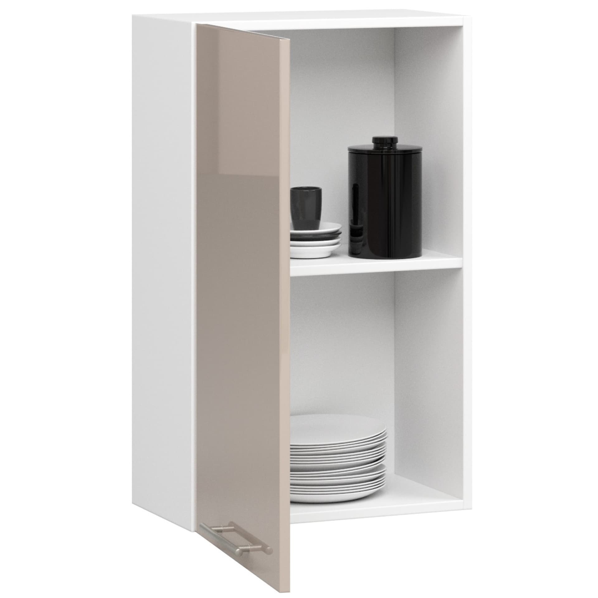 

WISZĄCA SZAFKA KUCHENNA OLIWIA W 50cm BIAŁA-CAPPUCCINO POŁYSK H720