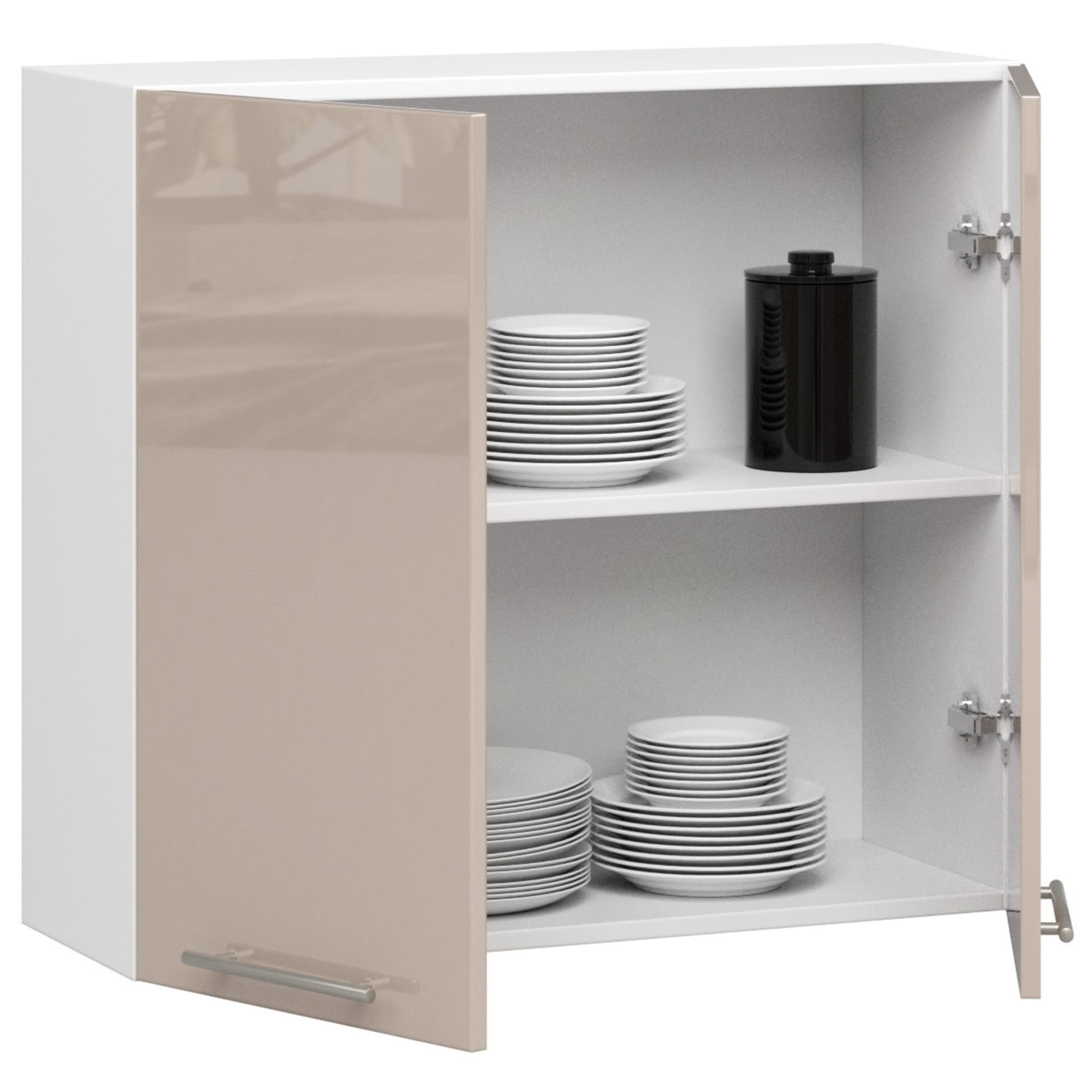 

WISZĄCA SZAFKA KUCHENNA OLIWIA W 80cm BIAŁA-CAPPUCCINO POŁYSK H720