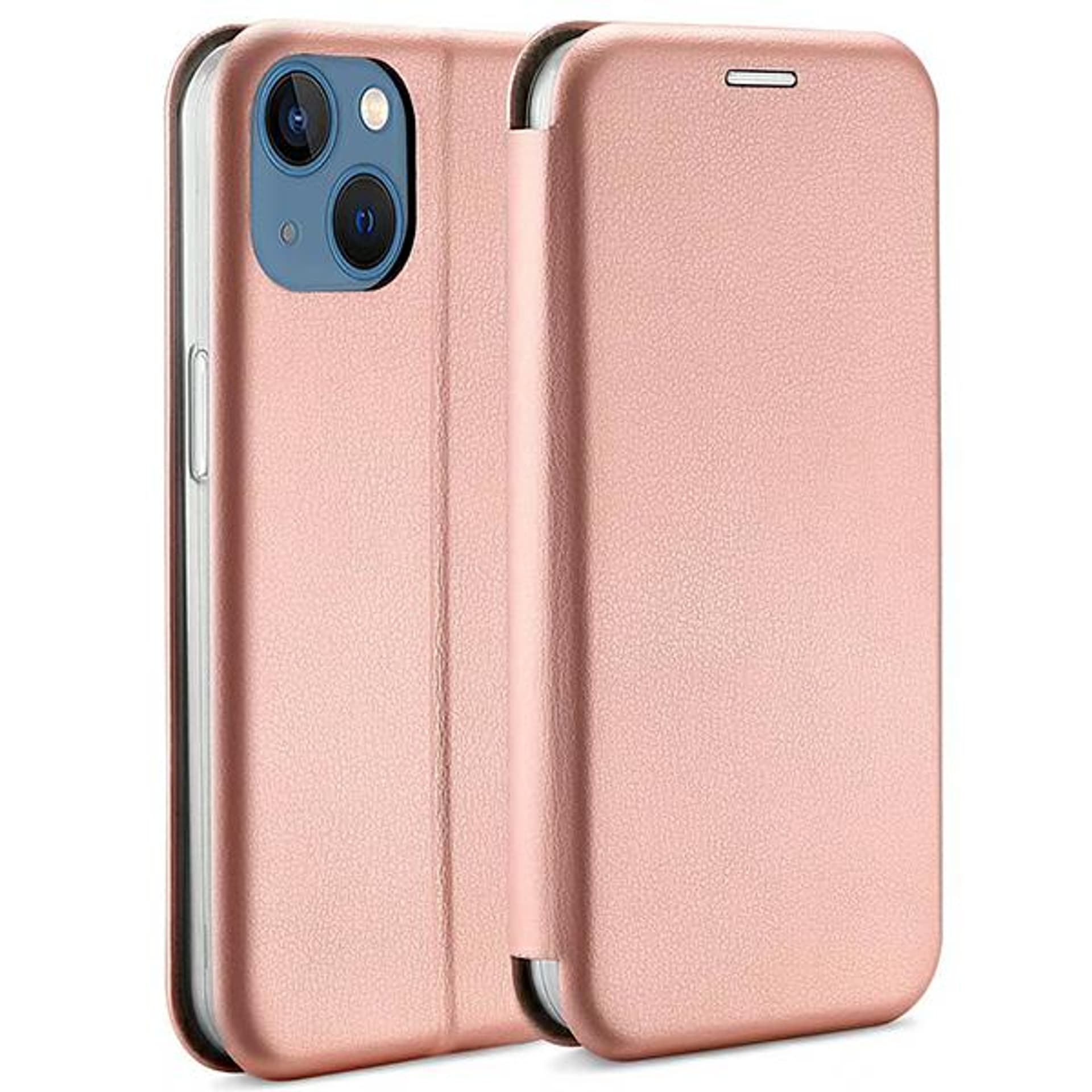 

Beline Etui Book Magnetic iPhone 15 / 14 / 13 6.1" różowo złoty/rose gold