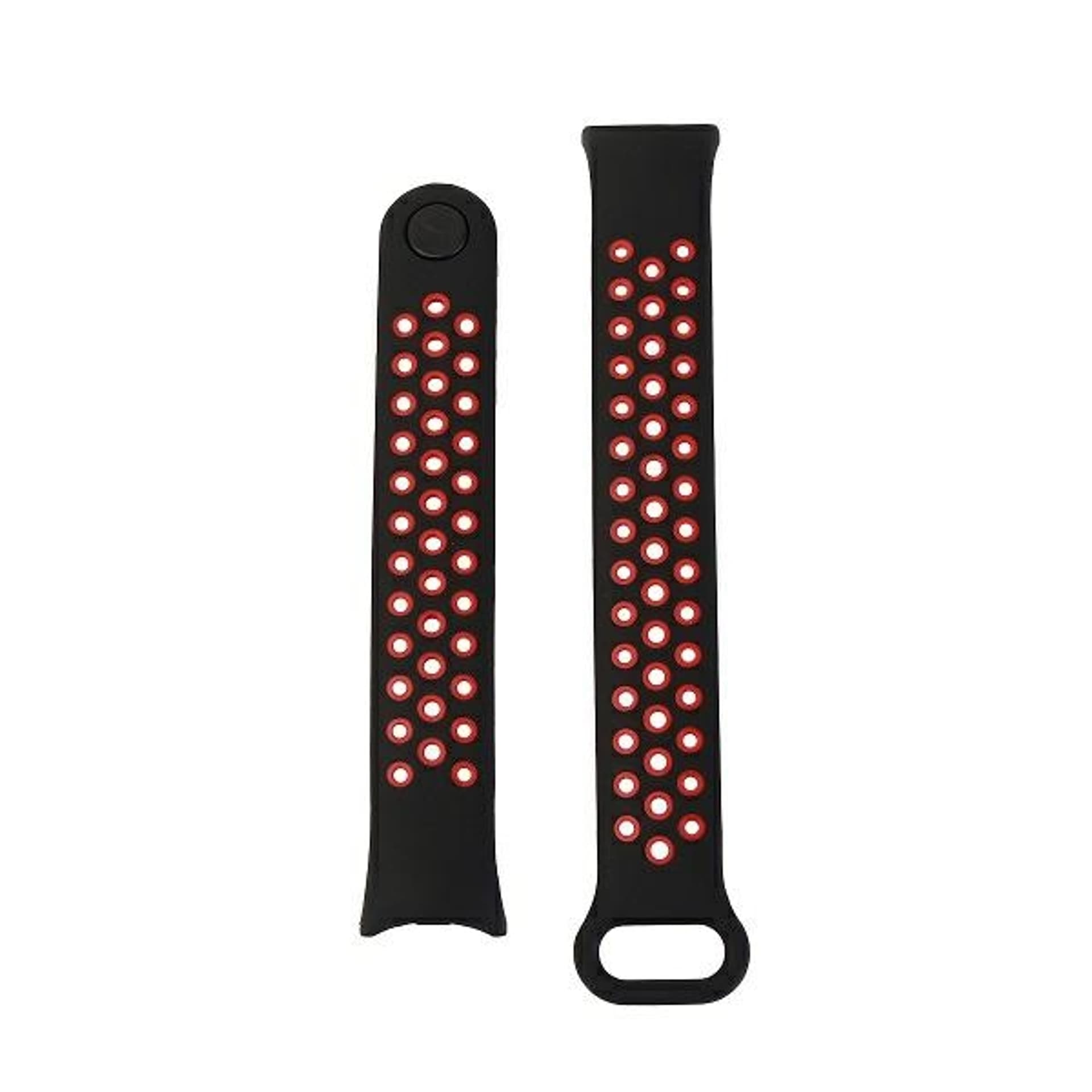 

Beline pasek Mi Band 8 design czarno-czerwony /black-red