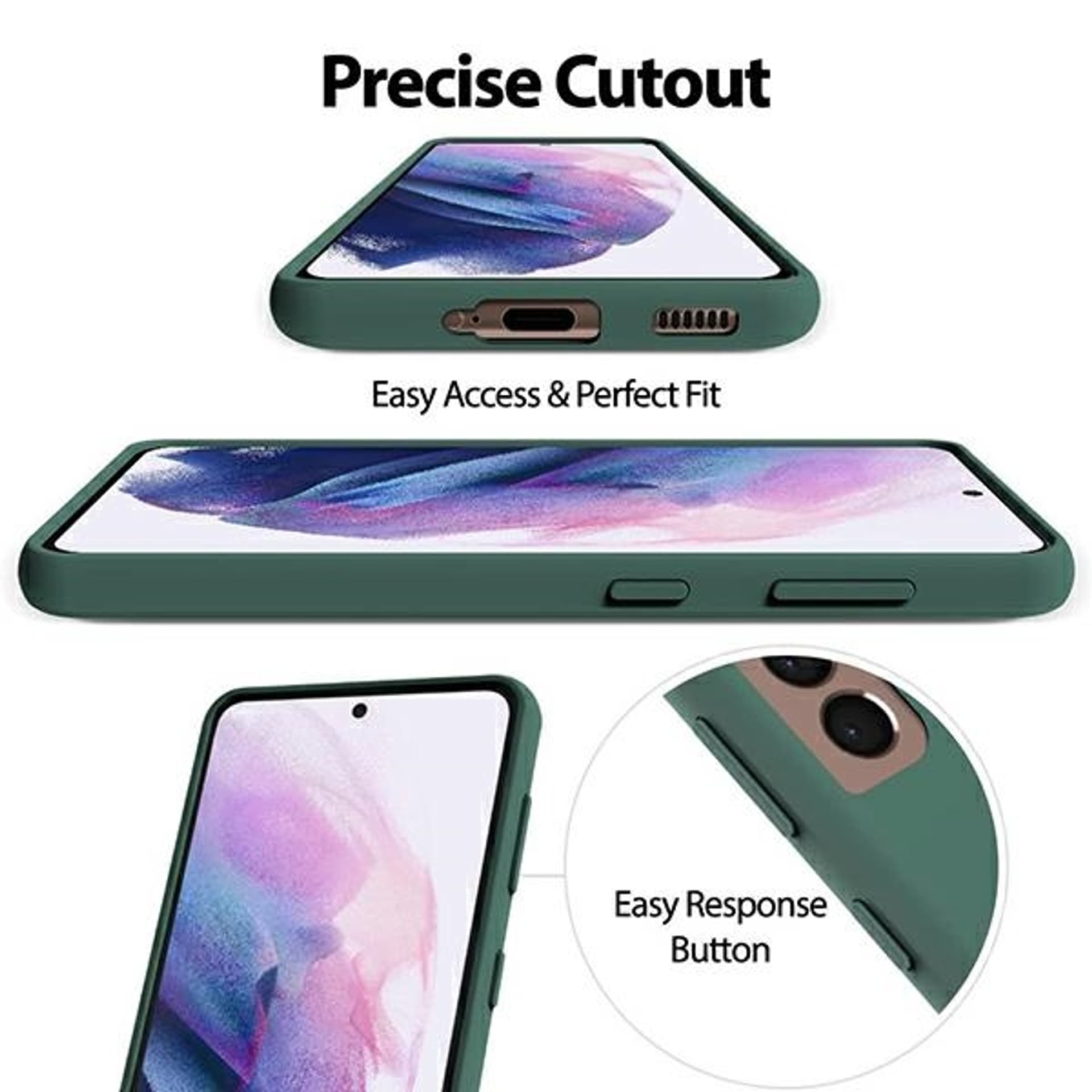 

Mercury Silicone iPhone 15 Plus / 14 Plus 6.7" zielony /green