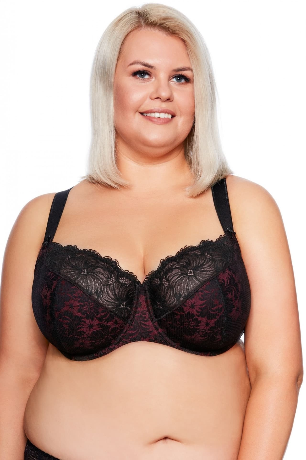 

BIUSTONOSZ CHANTAL MAXI BSM 534 (kolor czarny ażur, rozmiar 105G)