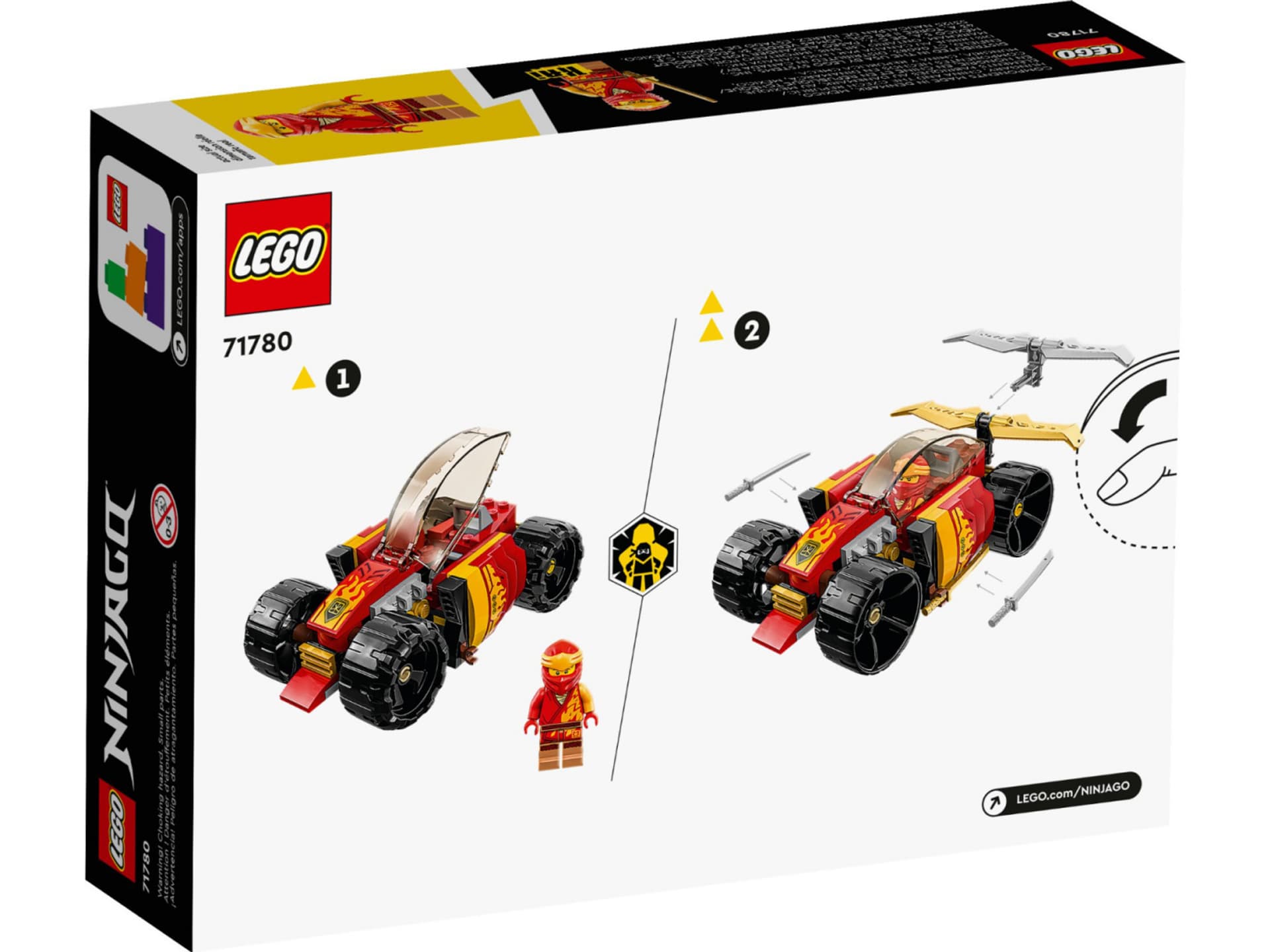 

LEGO 71780 Ninjago Samochód wyścigowy ninja Kaia E